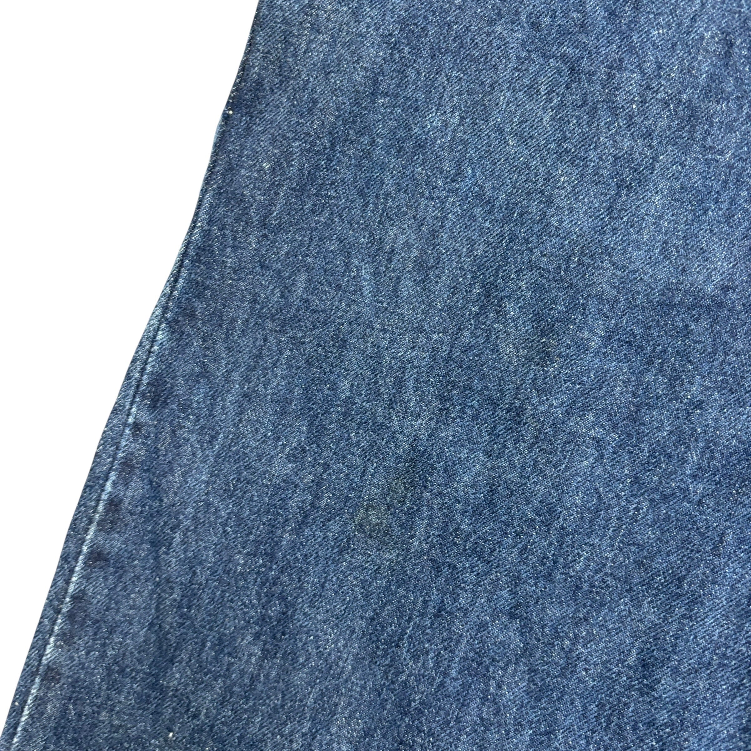 Levis Jeans W38 L32 Mens Dark Blue Baggy Relaxed Straight Fit Denim