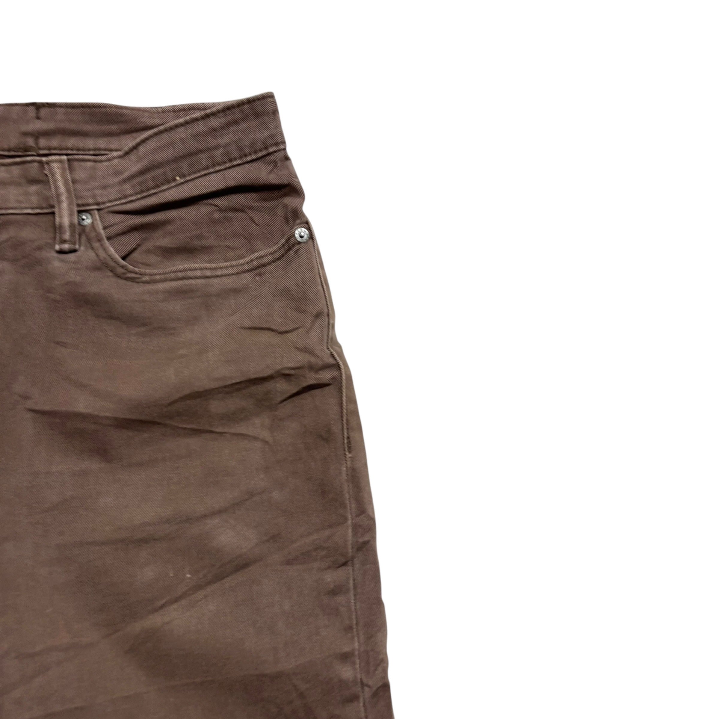 Levis 511 Commuter Jeans W36 L30 Mens Brown Slim Fit Stretch Denim