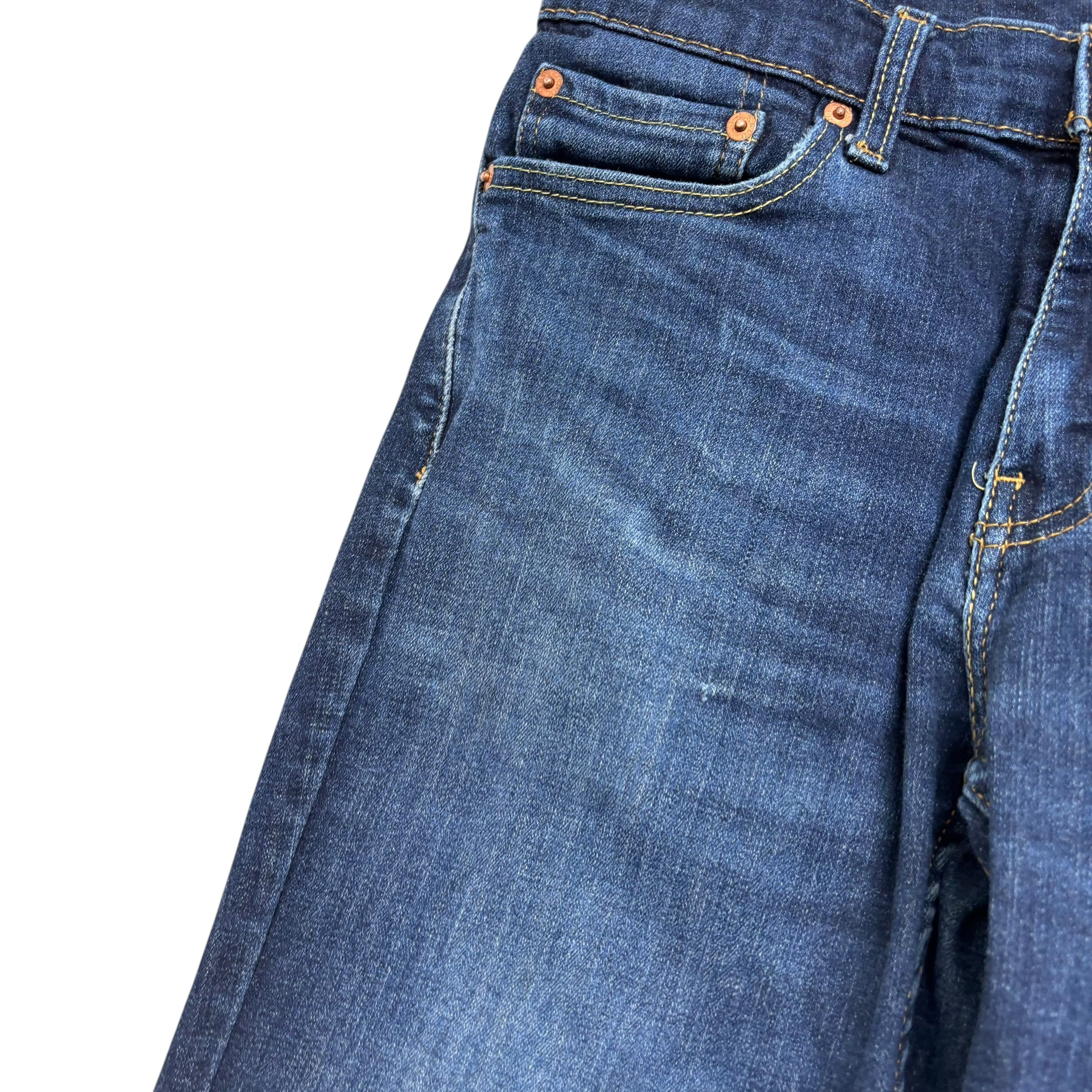 Levis 511 Jeans W31 L32 Mens Dark Blue Slim Fit Stretch Denim (F)