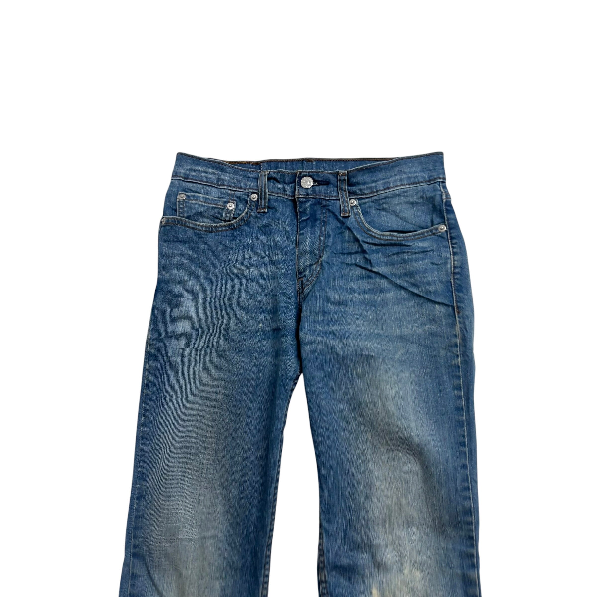 Levis 511 Jeans W29 L32 Mens Mid Blue Slim Fit Stretch Denim (F)