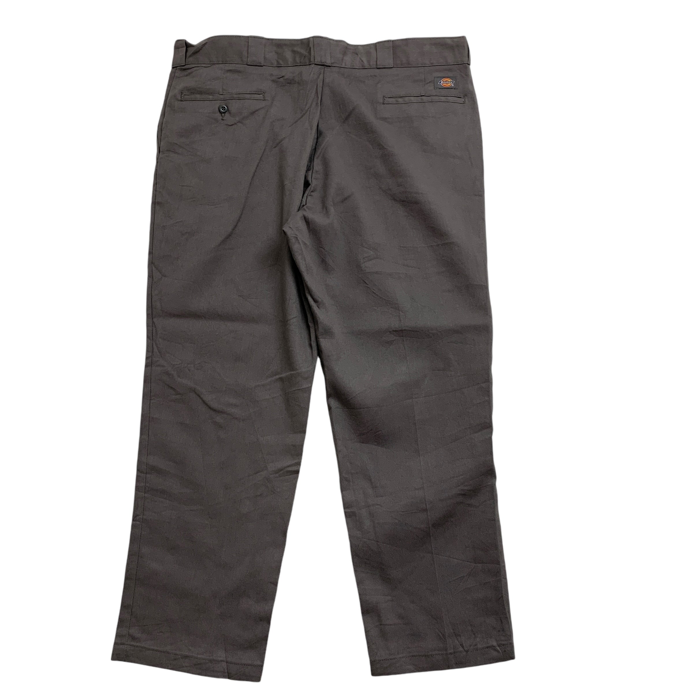 Dickies 874 Trousers W42 L30 Mens Grey Pants Original Straight Fit Workwear