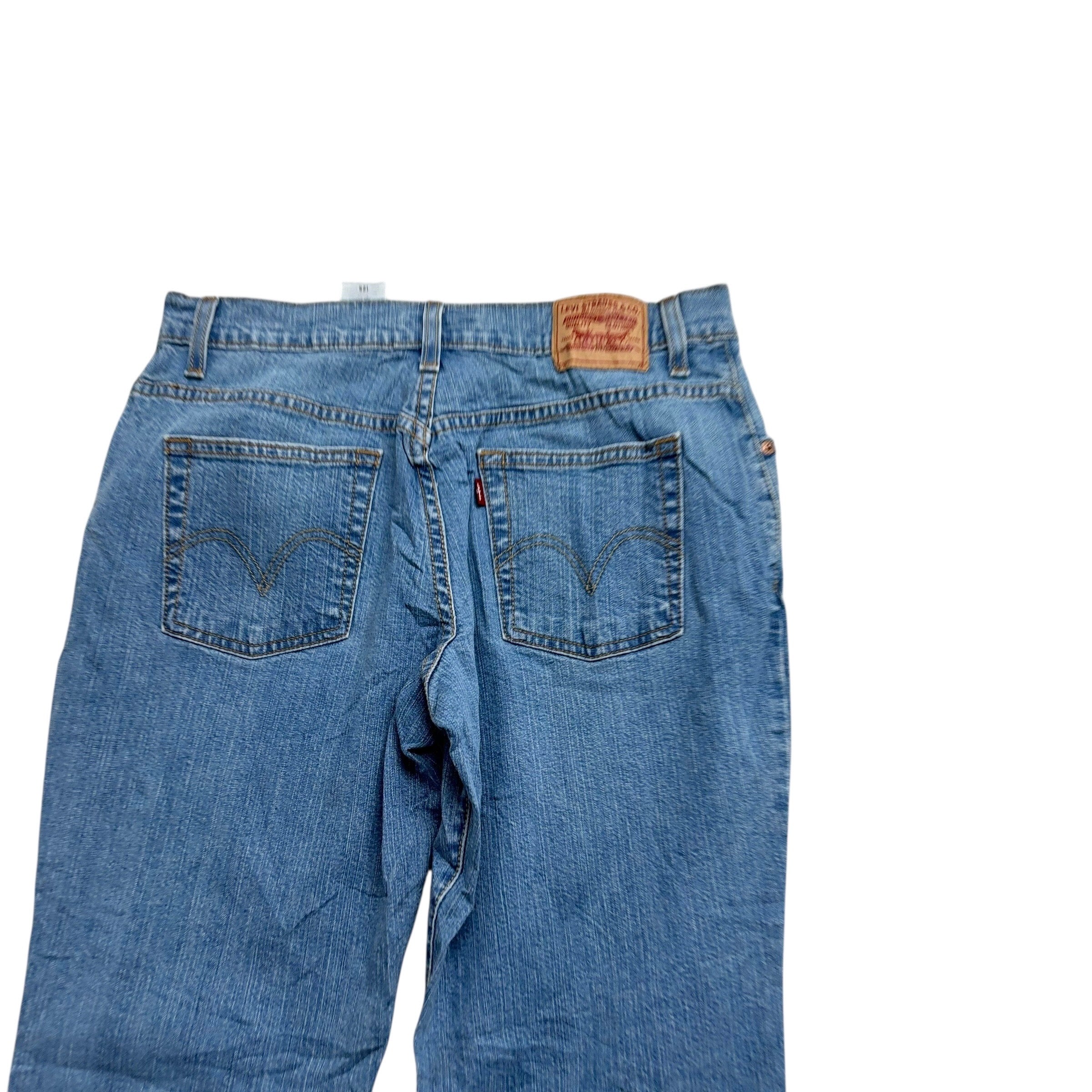 Levis 550 Jeans W32 L27 Womens Relaxed Bootcut Light Blue Stretch Y2K (E)