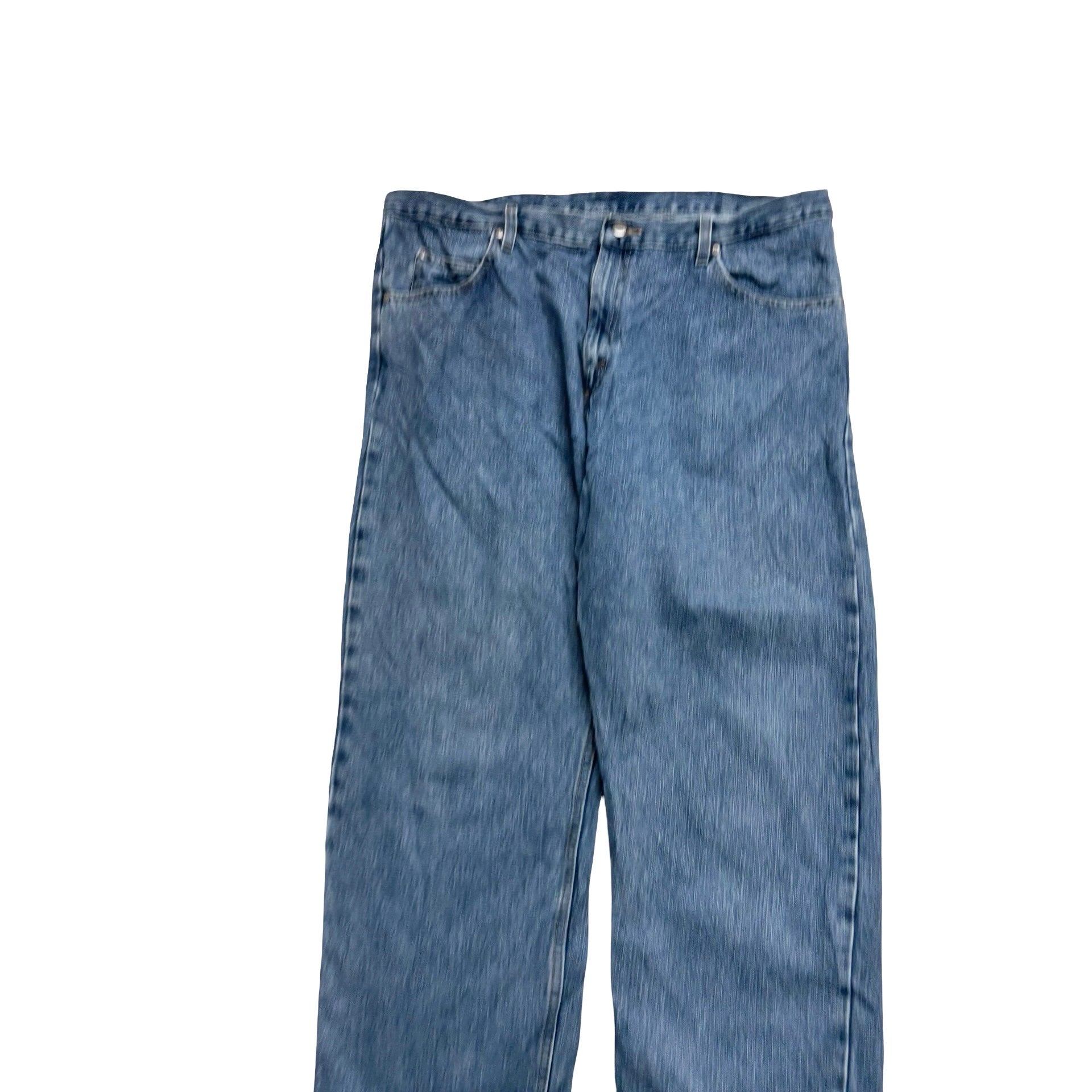Wrangler Jeans W40 L32 Mens Light Blue Relaxed Straight Fit Denim