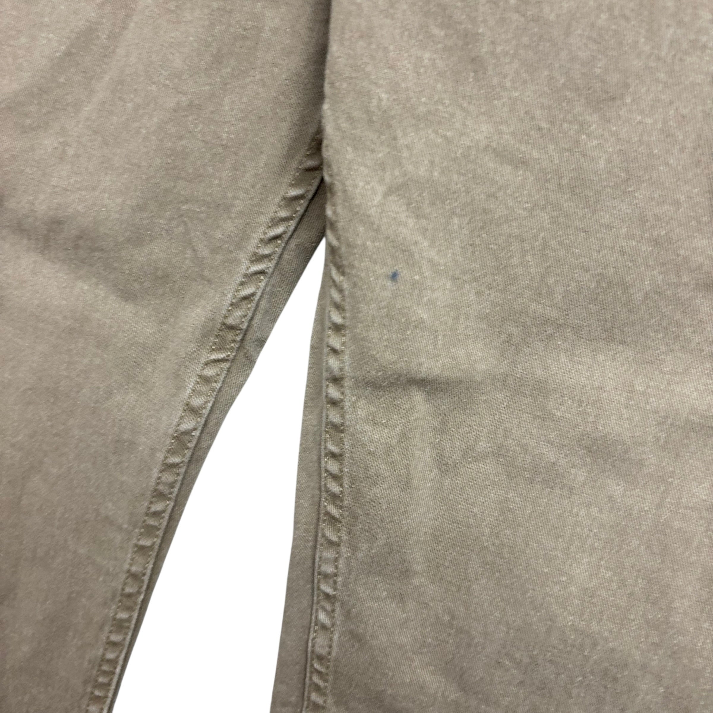 Wrangler Jeans W44 L29 Mens Beige Regular Straight Fit Stretch Denim (F)