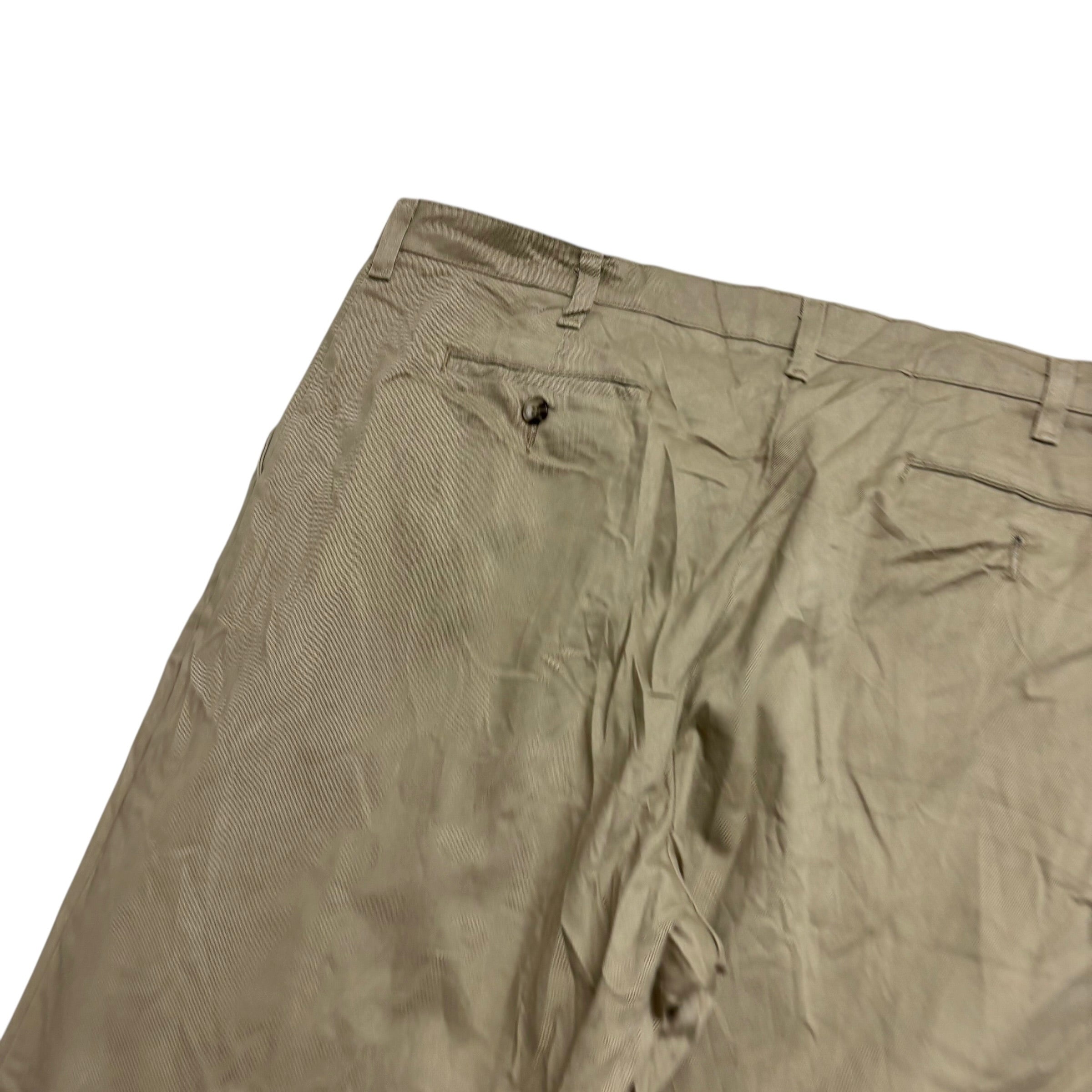 Lee Trousers W40 L32 Mens Beige Relaxed Straight Fit Total Freedom Pants (E)