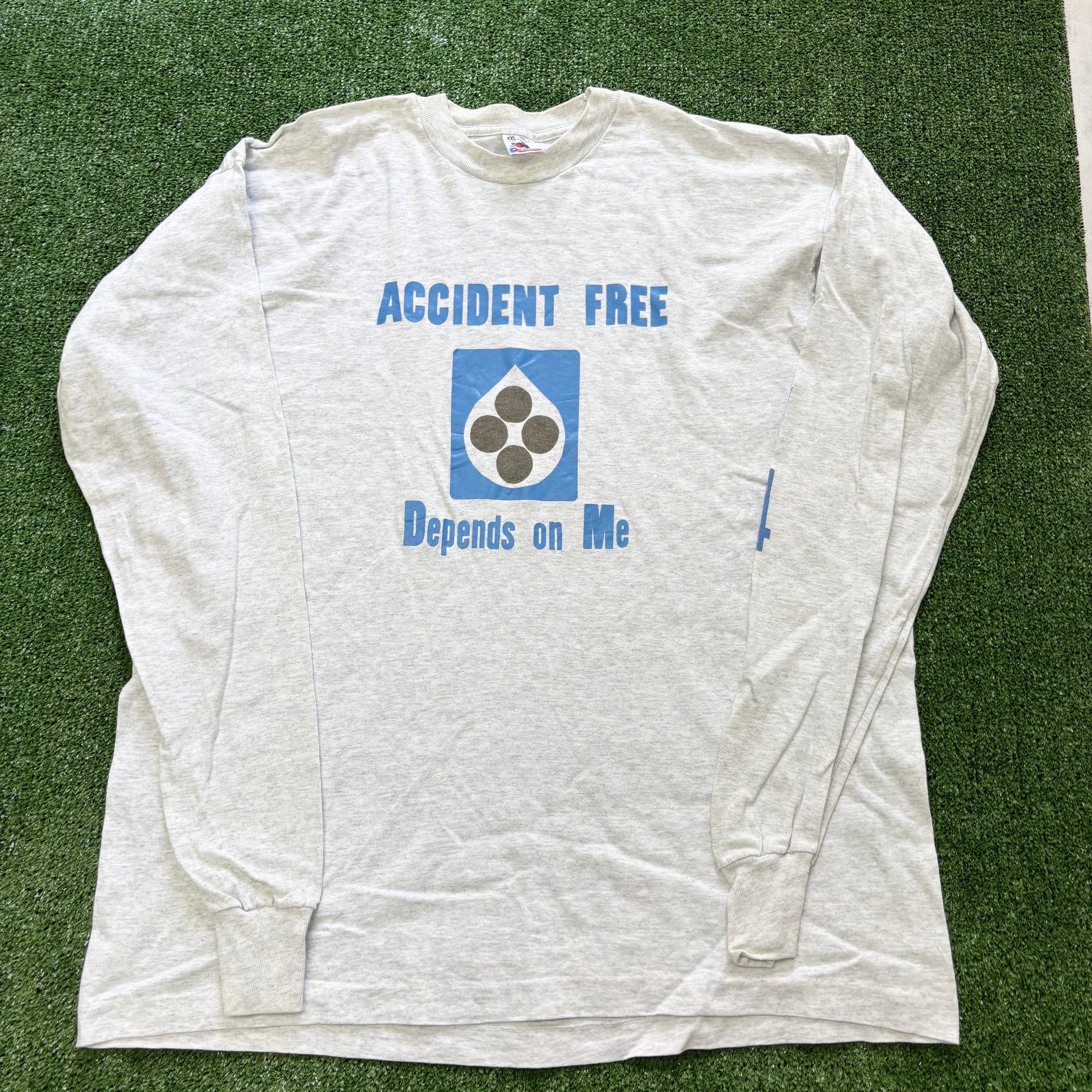 Vintage T Shirt Mens XXL Grey Single Stitch Graphic Print 90s USA (E)