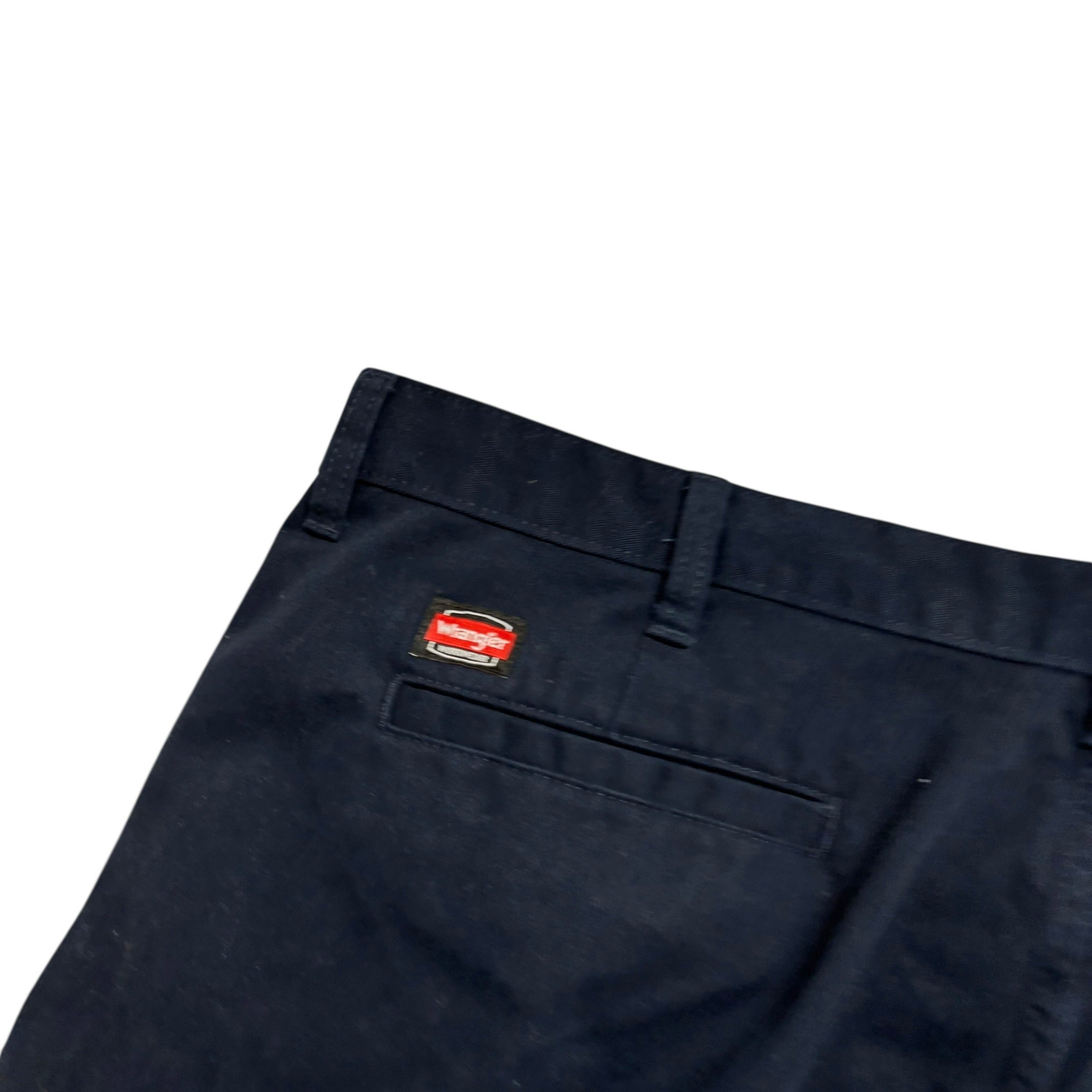 Wrangler Cargo Pants W40 L32 Mens Navy Blue Relaxed Straight Fit Trousers (E)