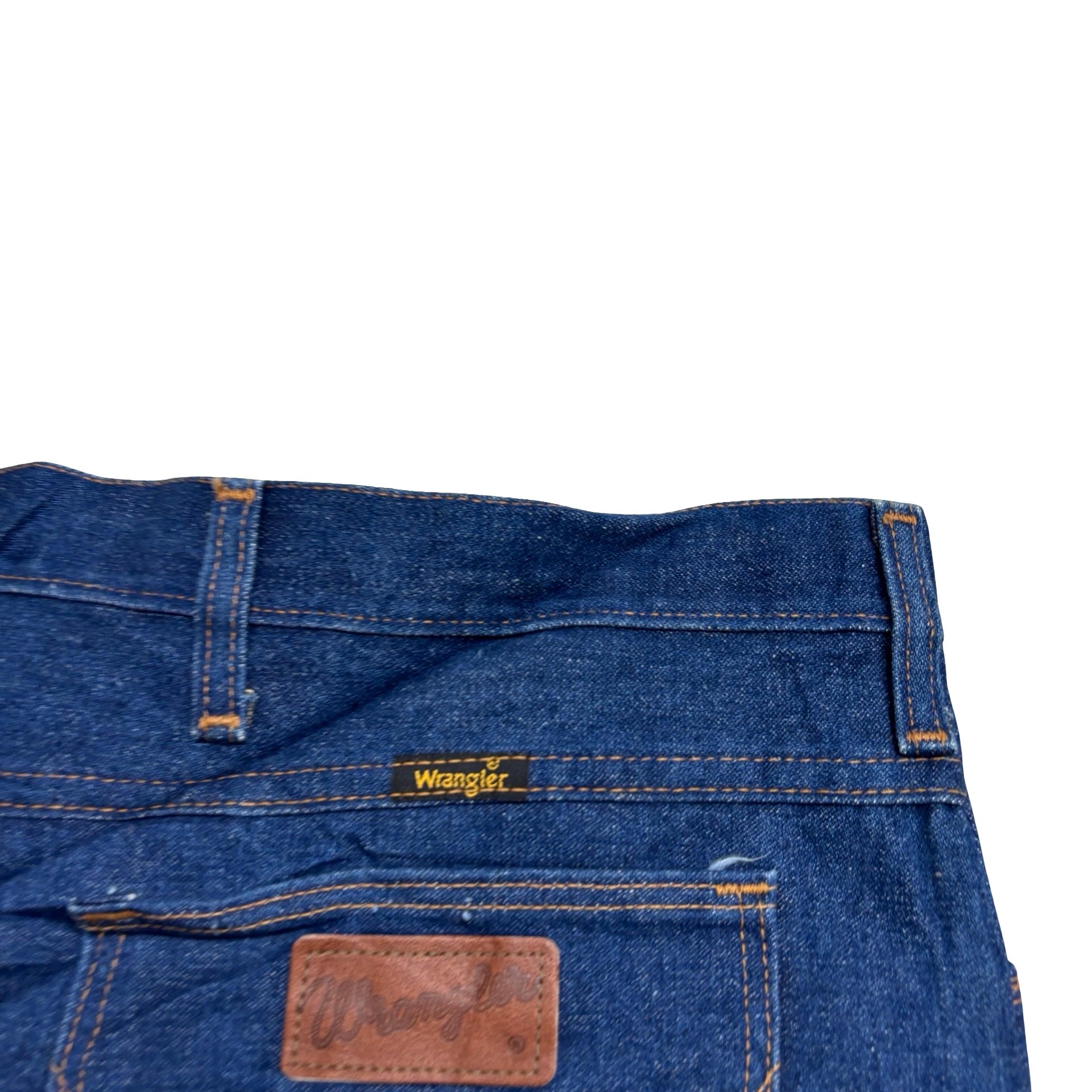 Wrangler Jeans Cowboy Cut W48 L32 Mens Blue 945 Bootcut Vintage Made In USA (E)
