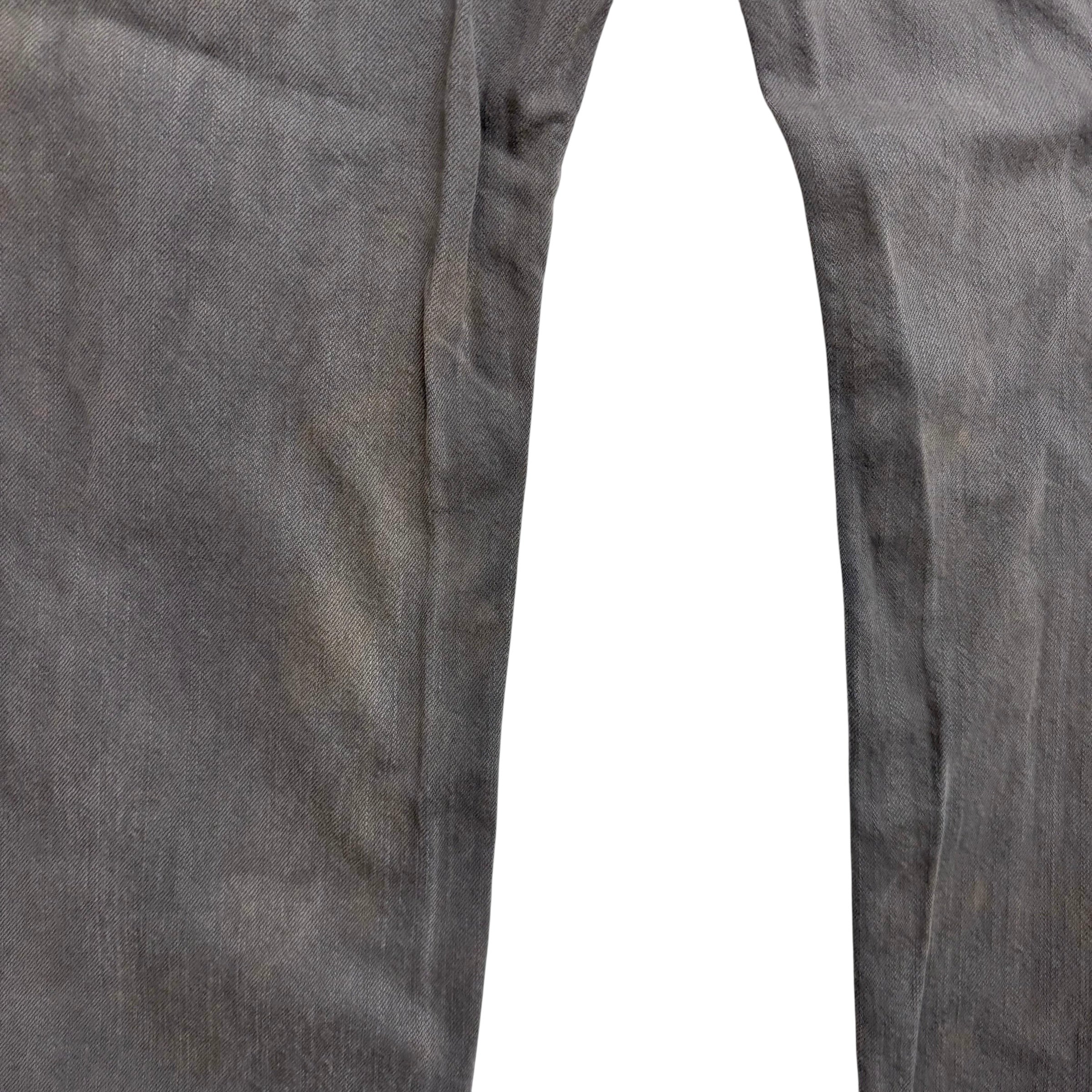 Levis 514 Jeans W30 L30 Mens Grey Slim Straight Fit Vintage Denim (F)