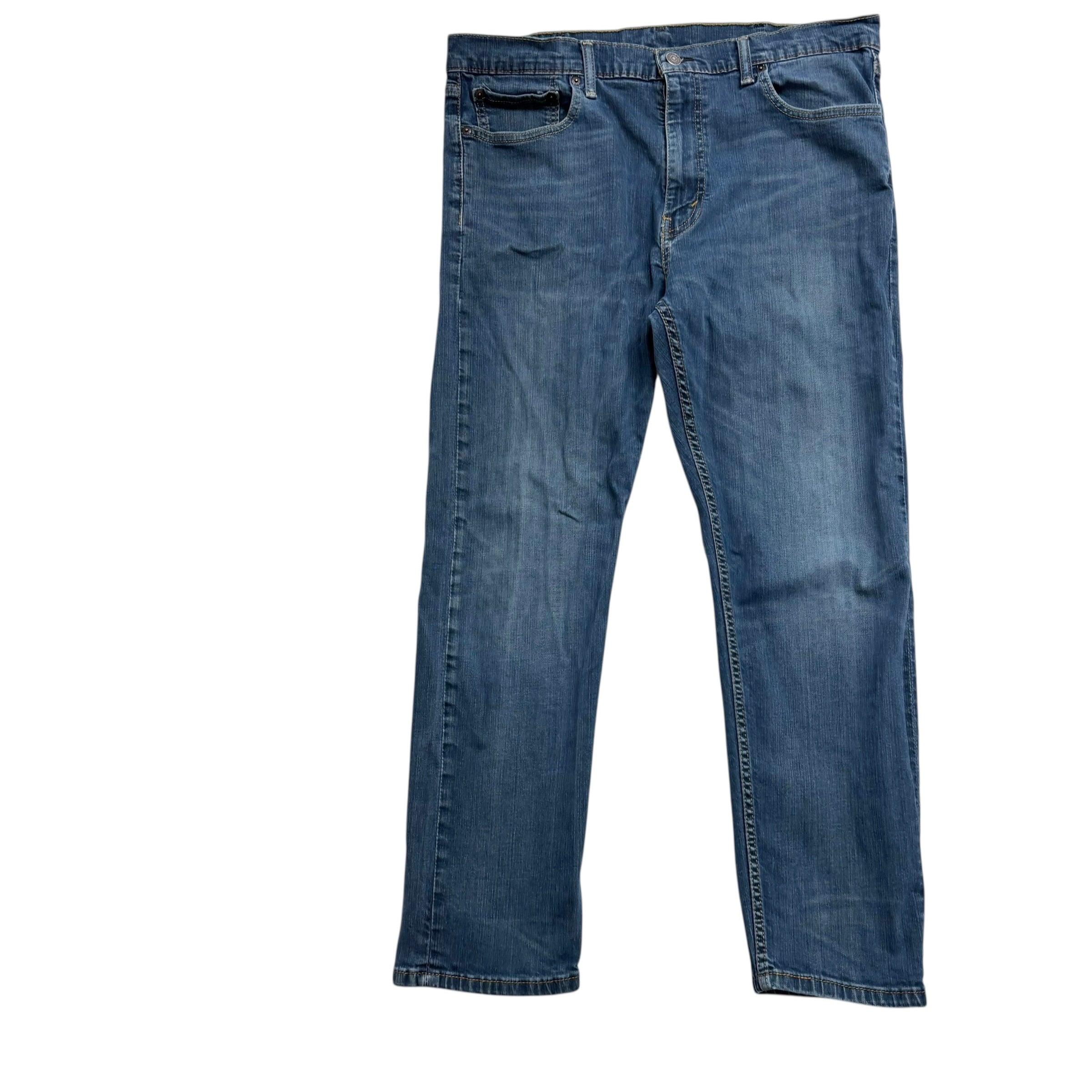 Levis 502 Jeans W36 L27 Mens Blue Regular Tapered Fit Stretch Denim