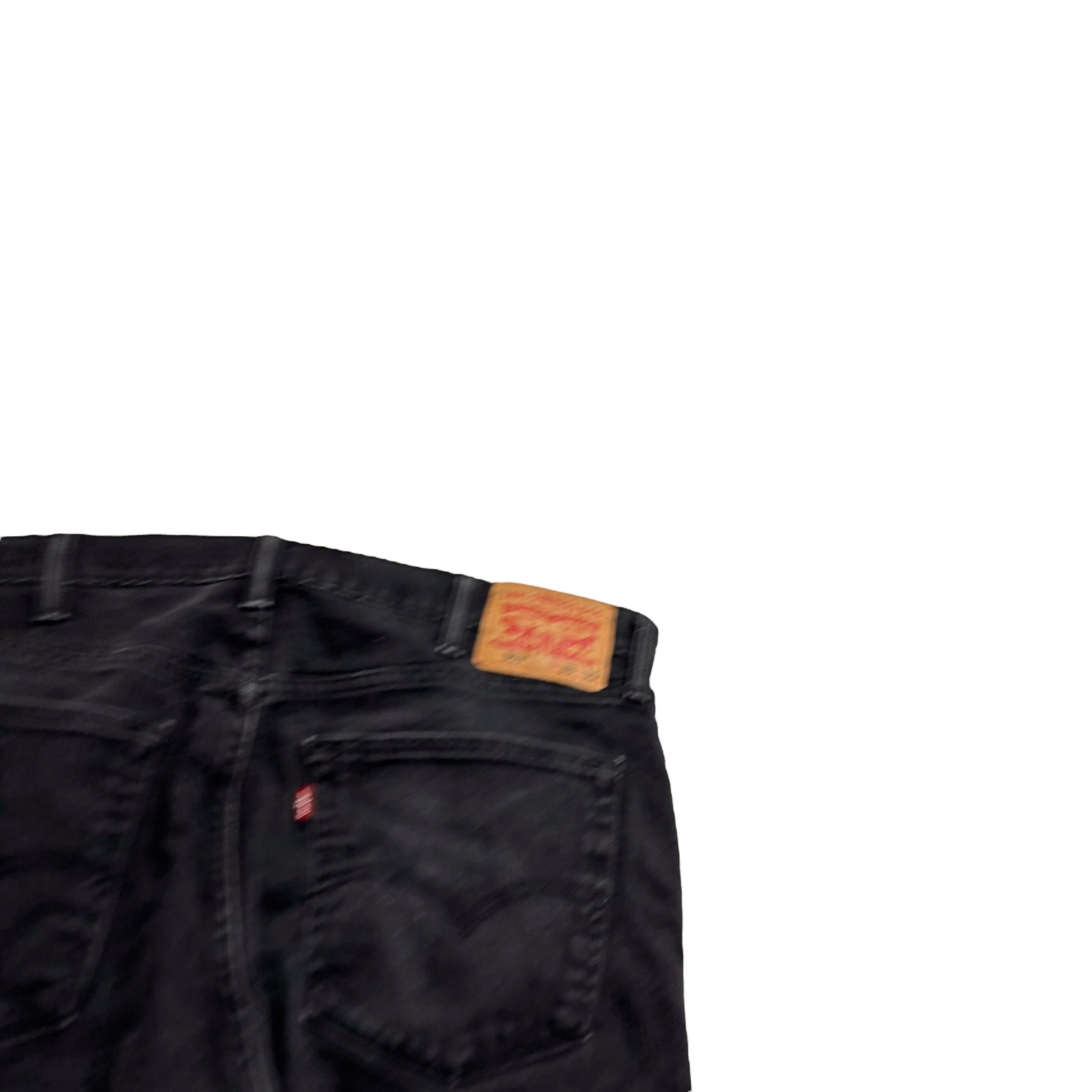 Levis 559 Jeans W38 L30 Mens Black Baggy Relaxed Straight Fit Stretch Denim (F)