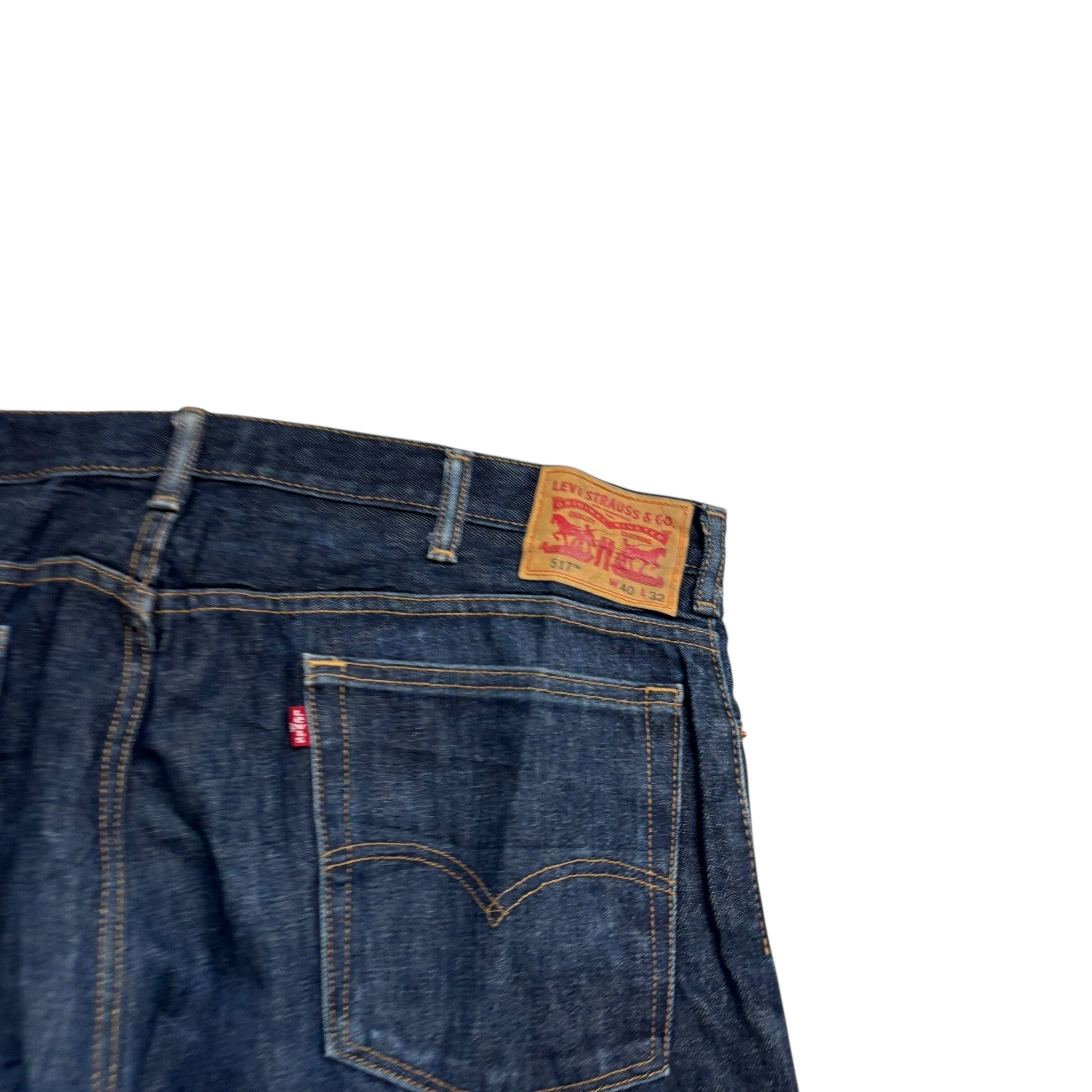 Levis 517 Jeans W40 L32 Mens Dark Blue Regular Bootcut Fit Denim