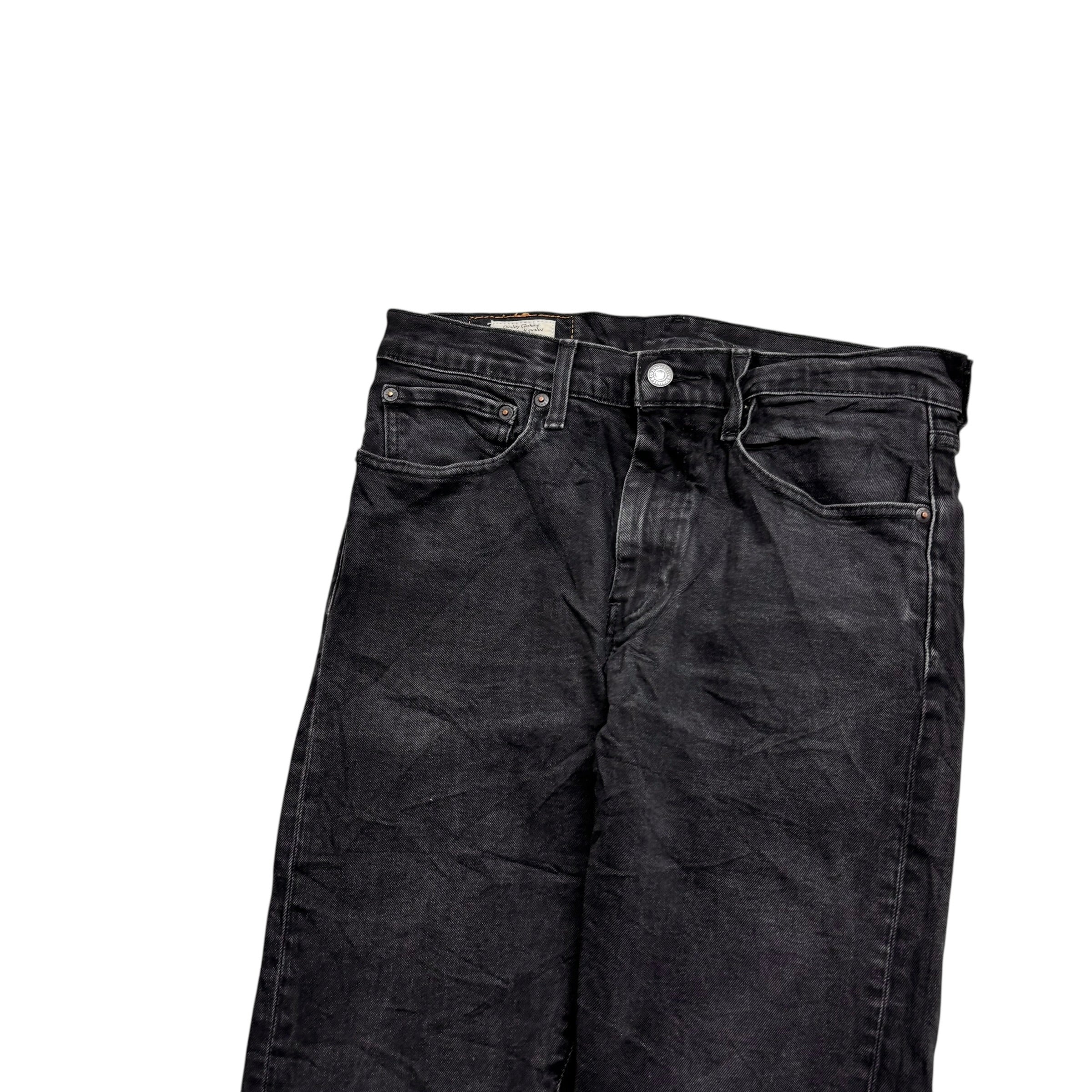 Levis 512 Jeans W30 L32 Mens Black Slim Tapered Fit Stretch Denim