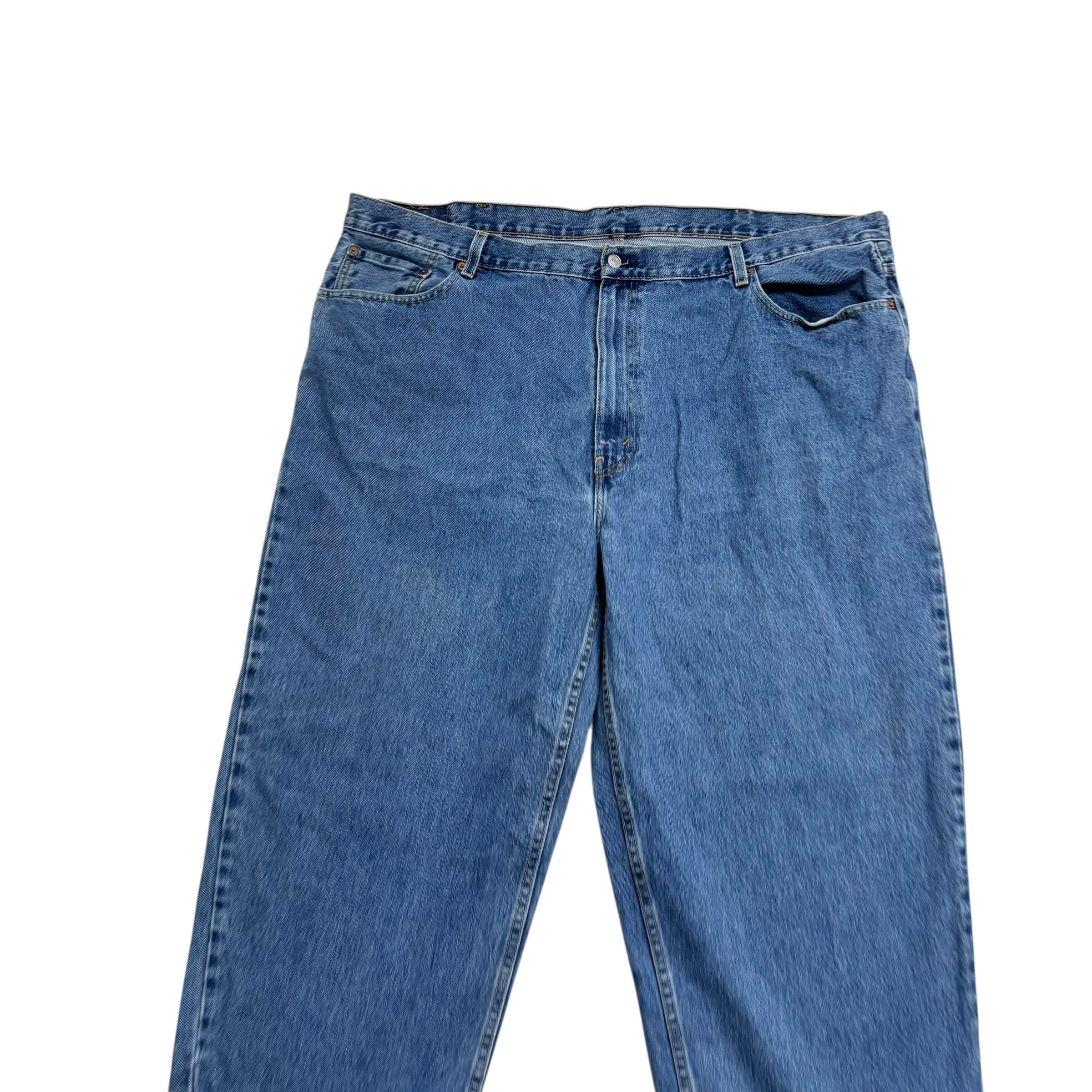 Levis 560 Jeans W48 L32 Mens Mid Blue Baggy Relaxed Comfort Fit Denim (E)