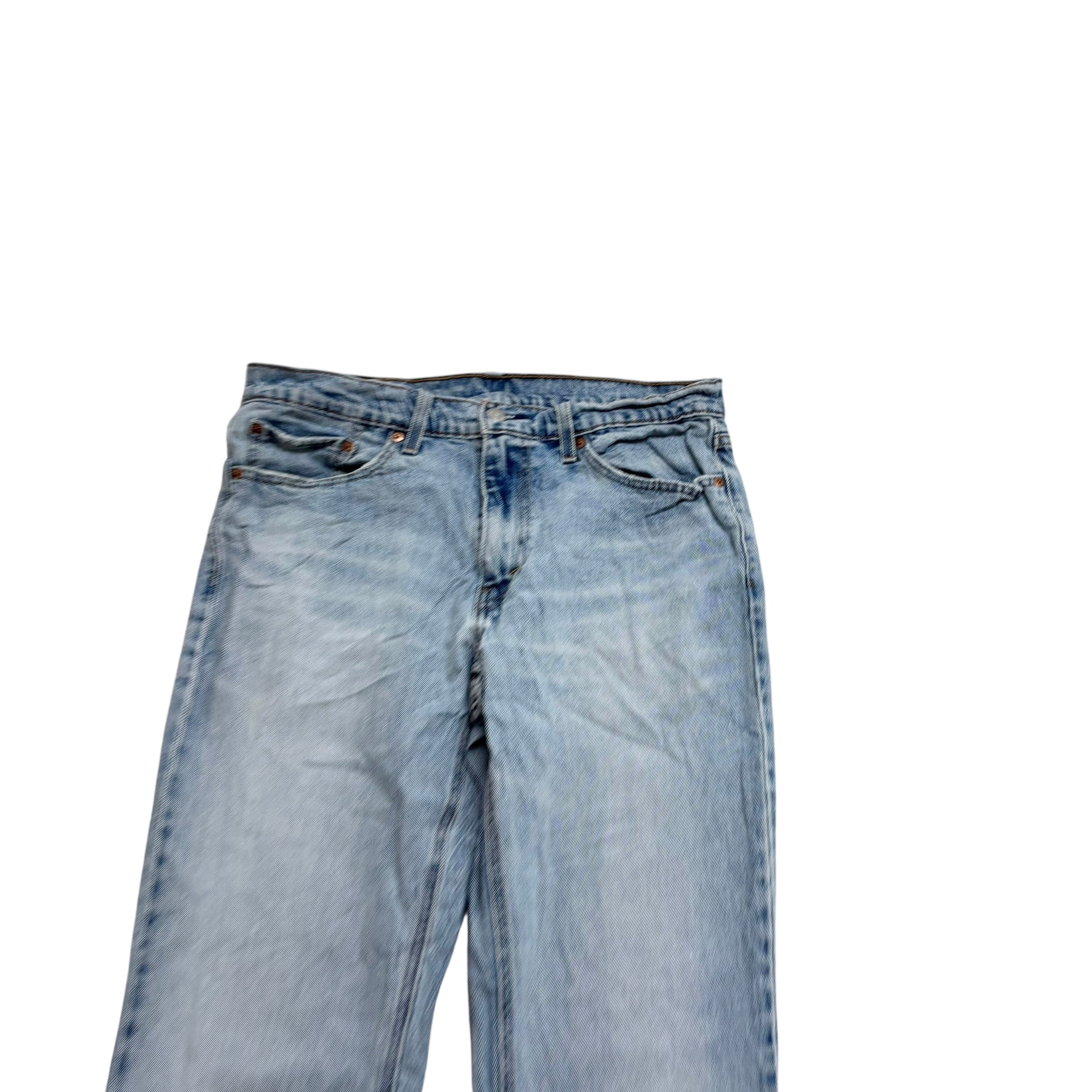 Levis 541 Jeans W32 L32 Mens Light Blue Athletic Tapered Fit Stretch Denim