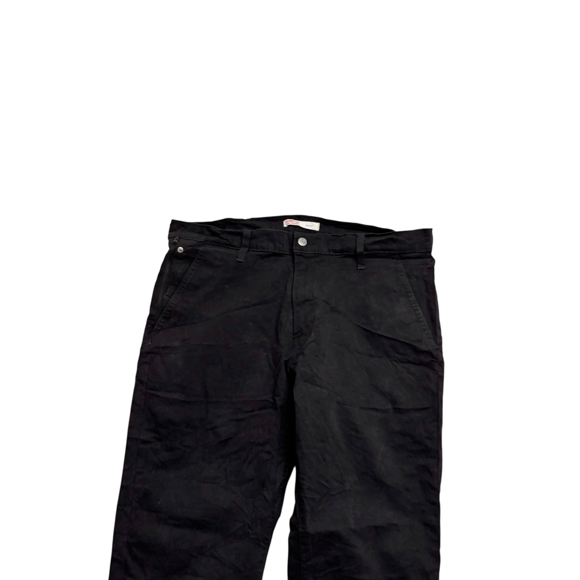 Levis Signature Jeans W38 L30 Mens Black Athletic Tapered Fit Stretch (E)