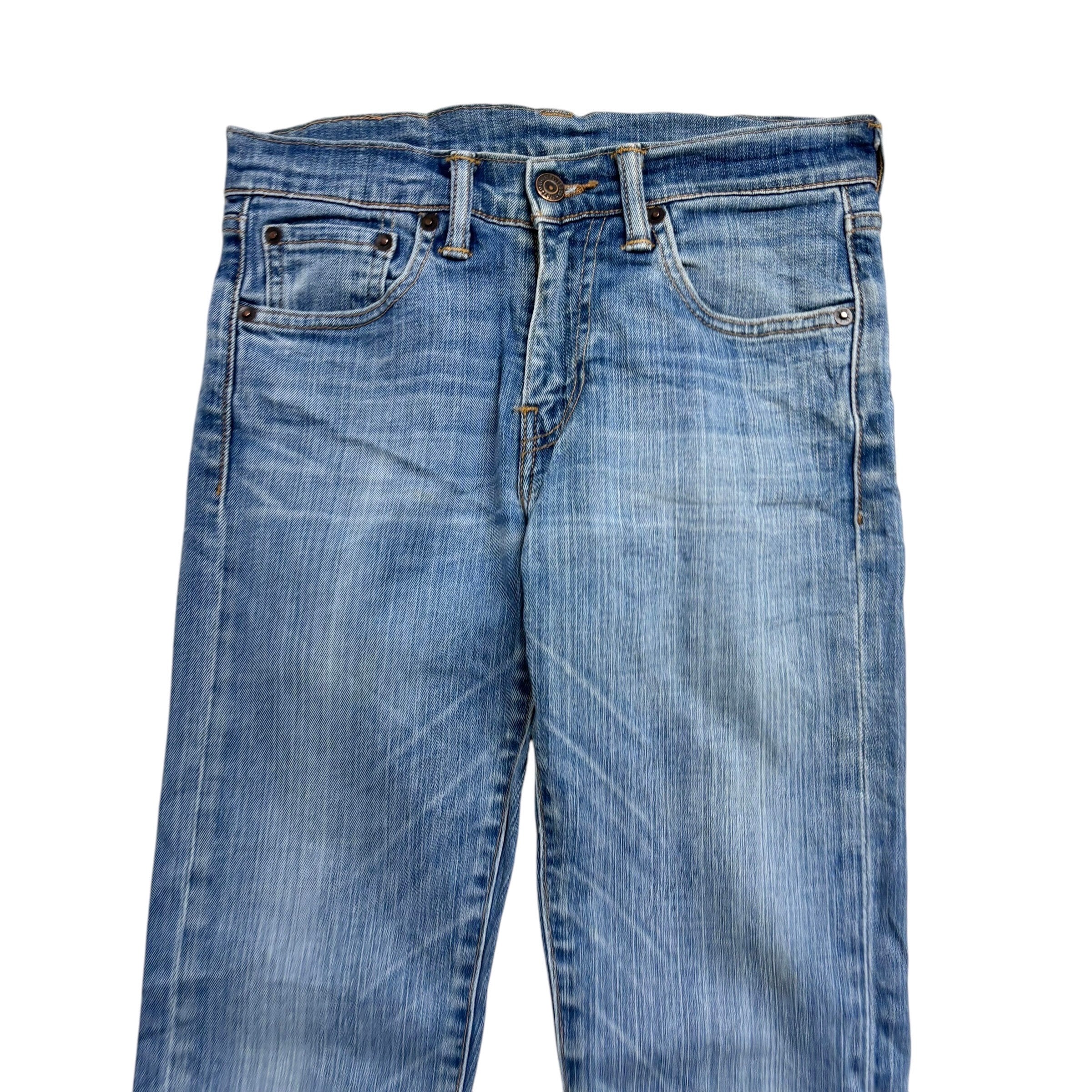 Levis 510 Jeans W28 L32 Mens Light Blue Skinny Fit Stretch Denim