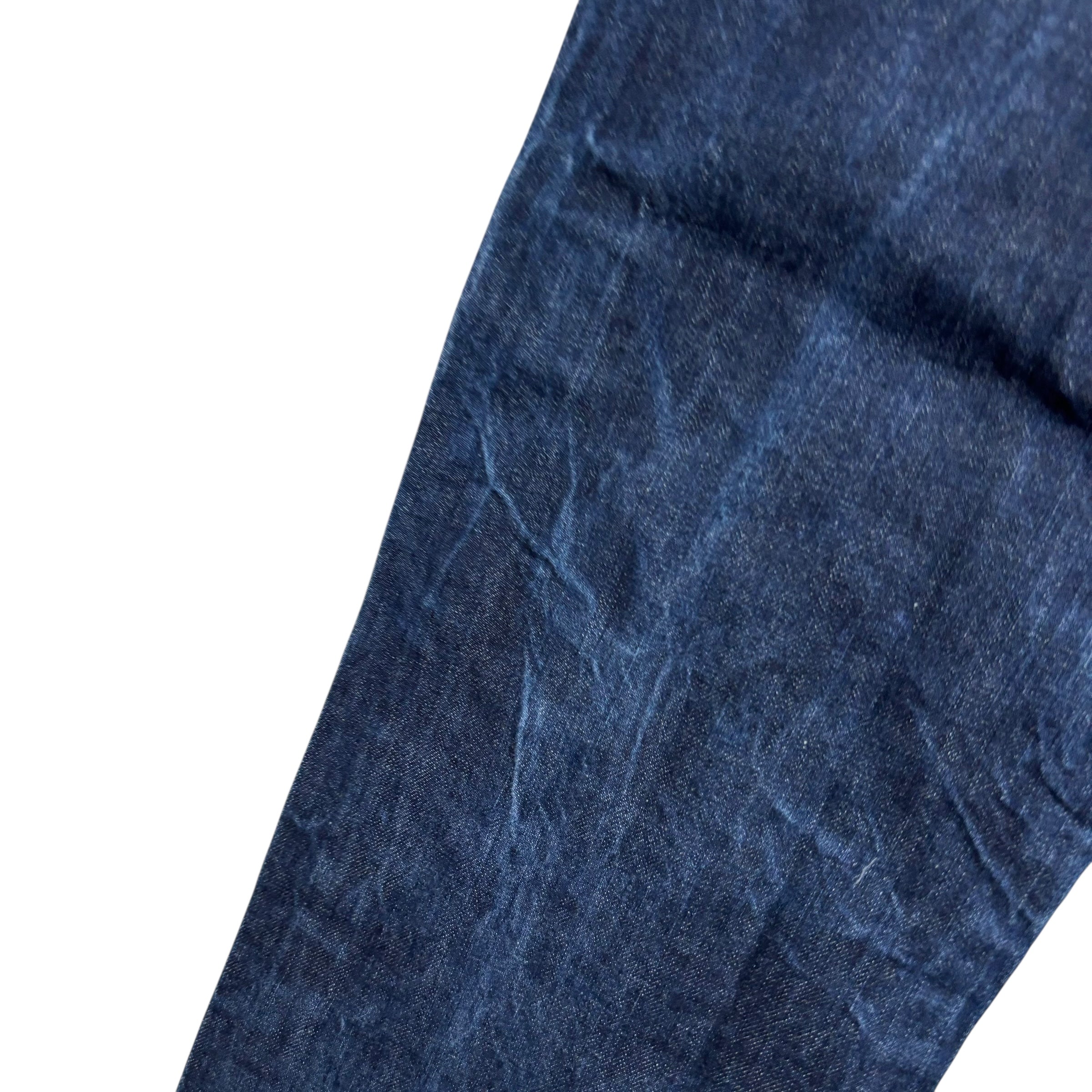 Levis 513 Jeans W36 L32 Mens Dark Blue Slim Straight Fit Denim