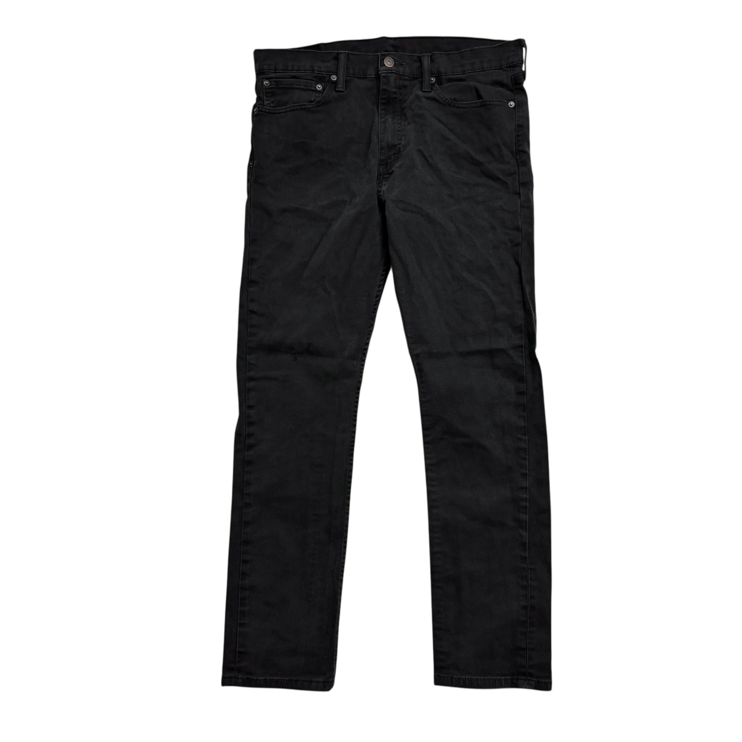 Levis 510 Jeans W34 L30 Mens Black Skinny Fit Stretch Denim