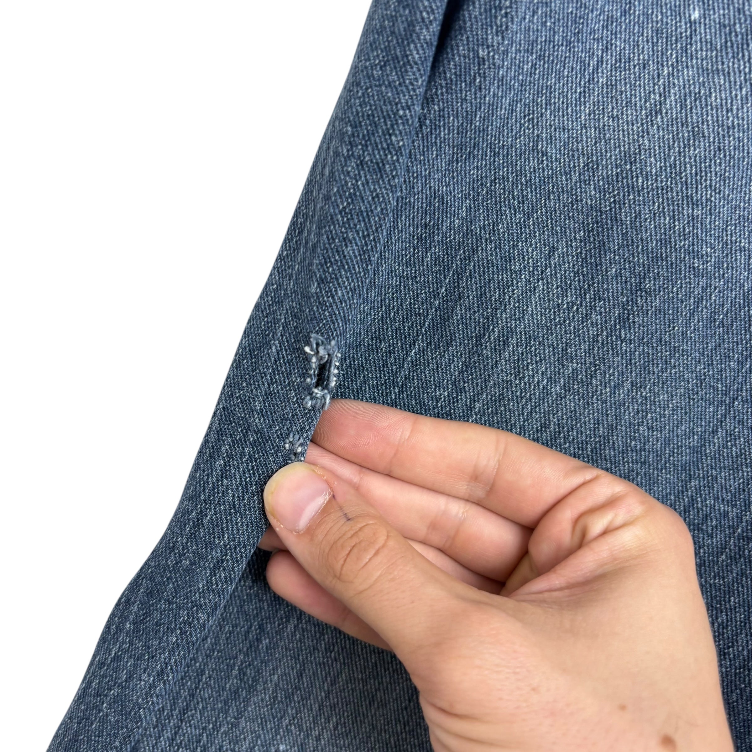 Levis 514 Jeans W34 L30 Mens Mid Blue Regular Straight Fit Denim (F)