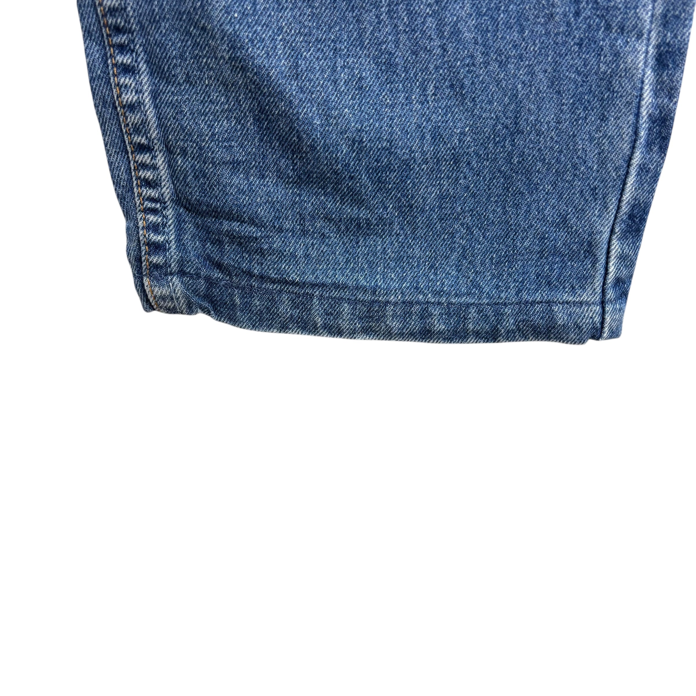 Levis Jeans W30 L30 Mens Mid Blue Regular Straight Fit Vintage Denim (E)