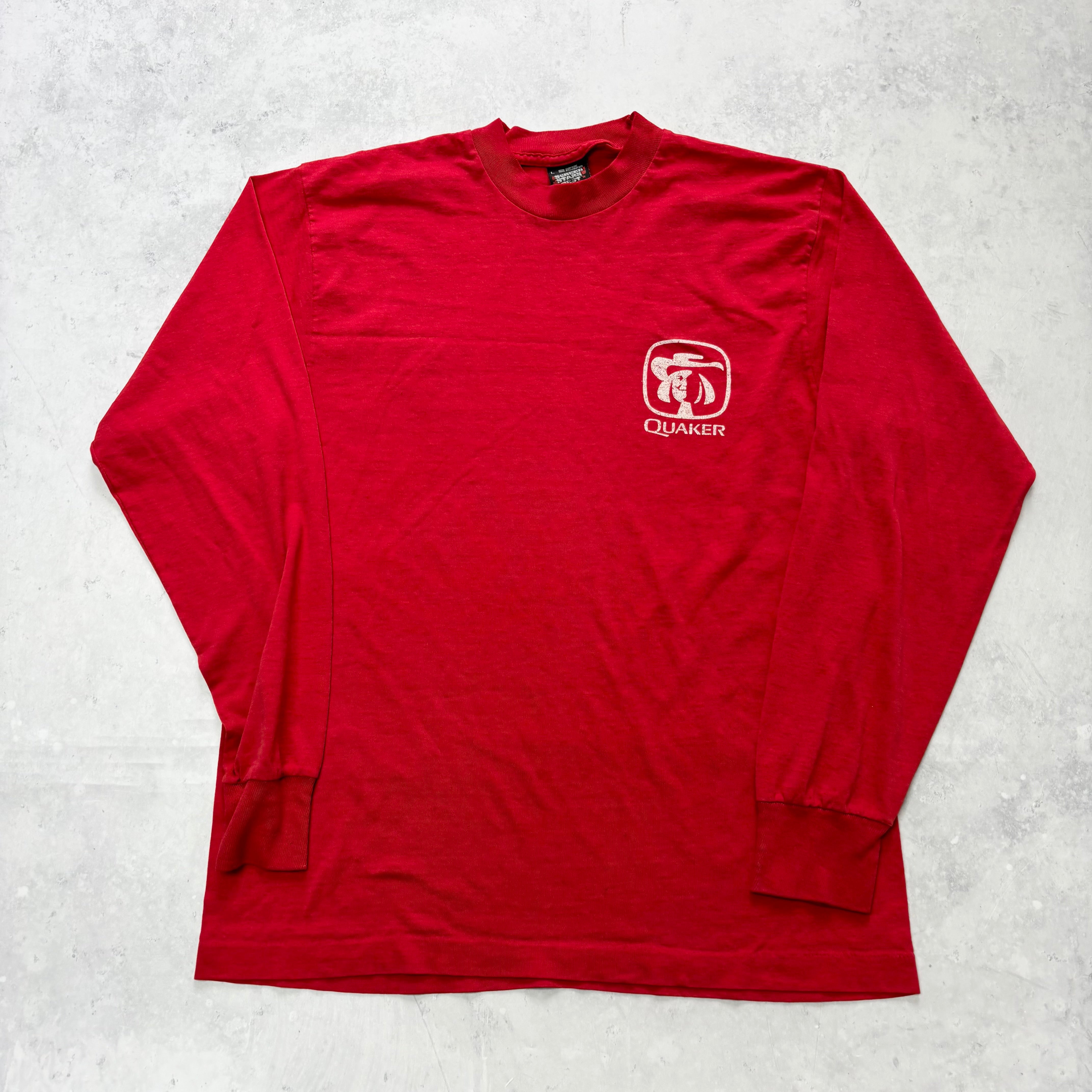 Vintage T Shirt Mens Medium Red Single Stitch Graphic Print 90s Screen Stars (E)