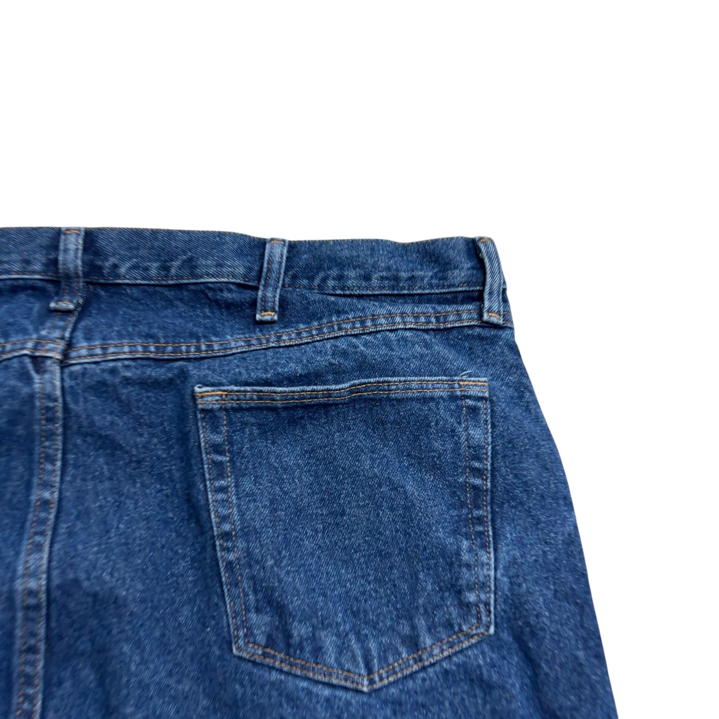 Wrangler Jeans W42 L32 Mens Mid Blue Regular Straight Fit Vintage Denim