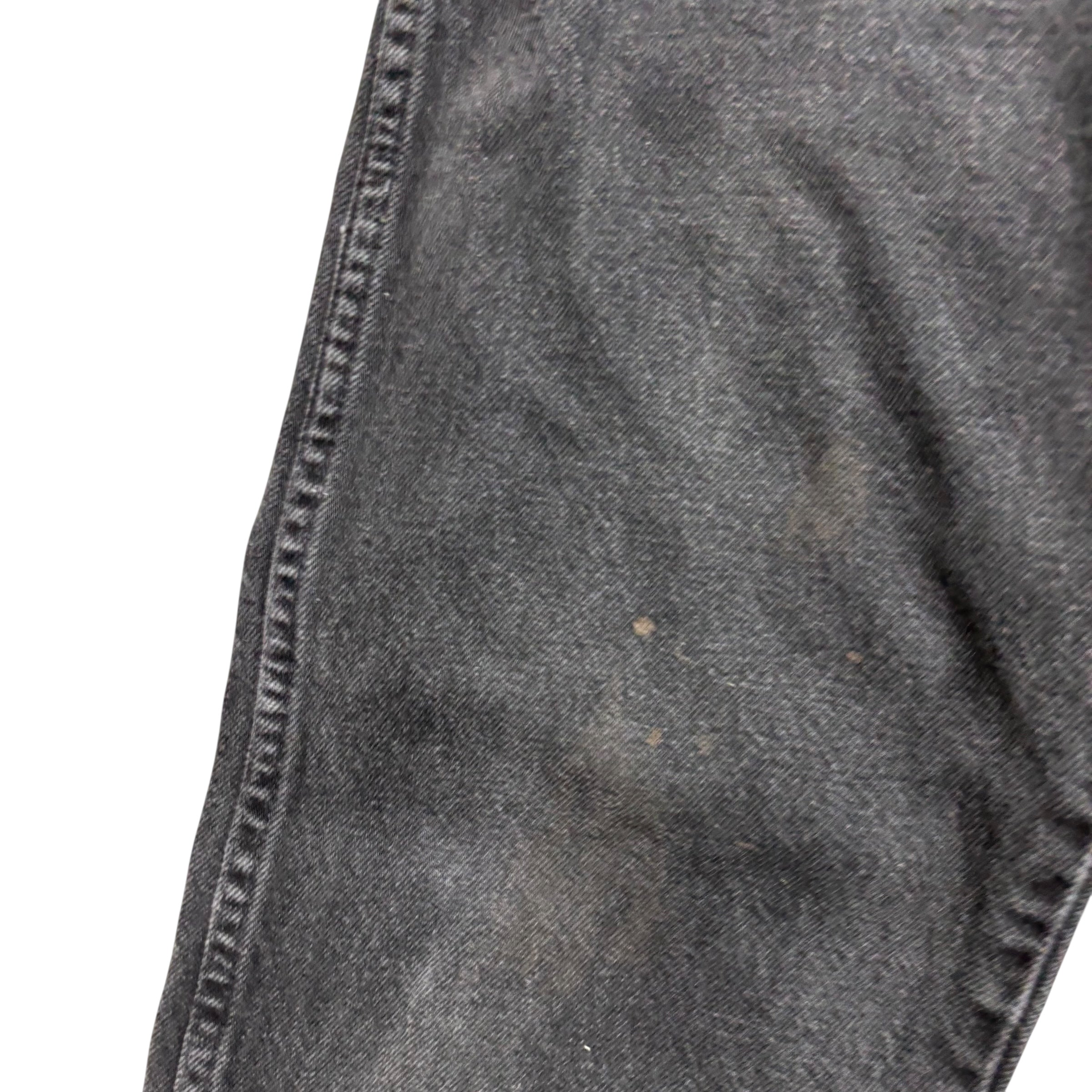 Wrangler Jeans W30 L30 Mens Black Regular Straight Fit Vintage Denim