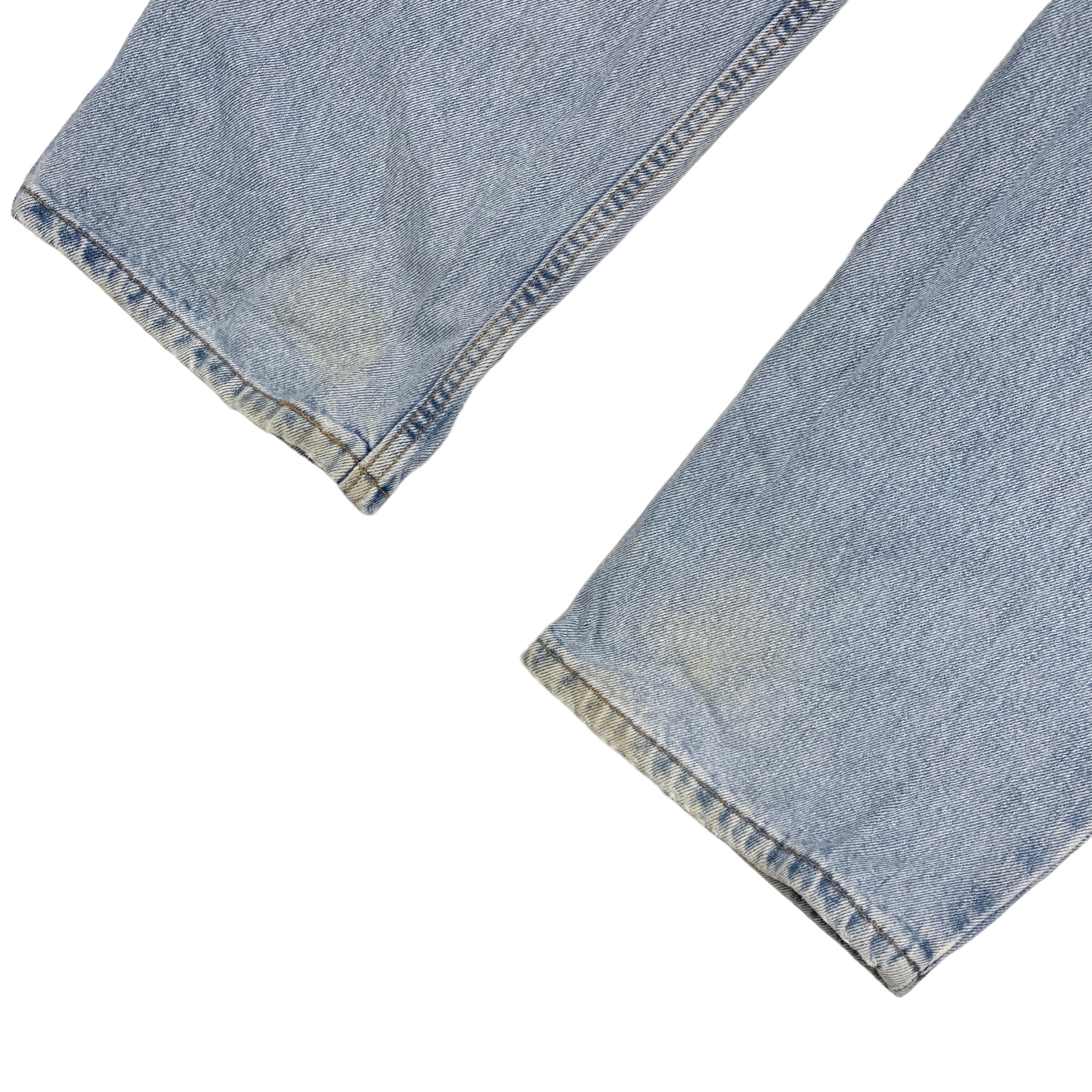 Levis 550 Jeans W38 L34 Mens Light Blue Baggy Relaxed Straight Fit Vintage Denim