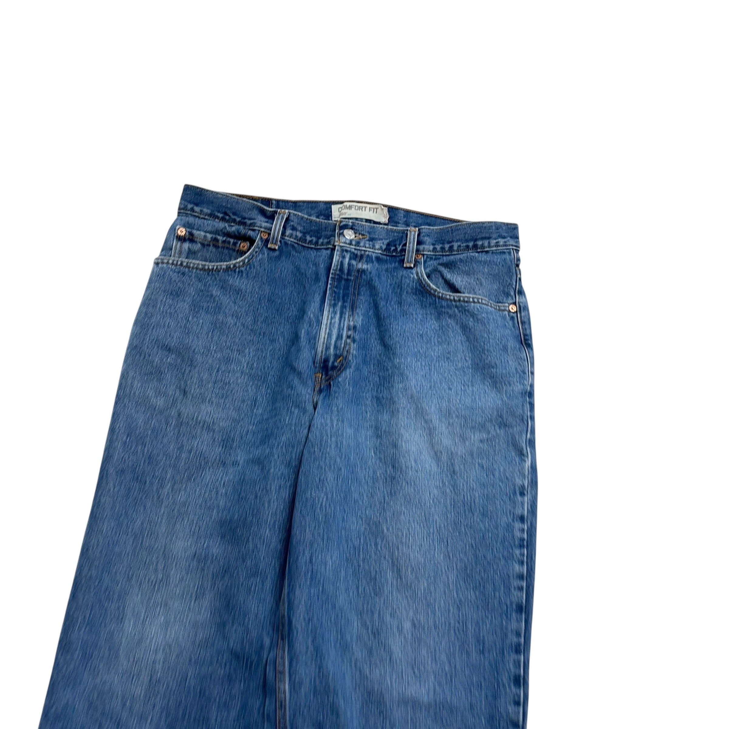 Levis 560 Jeans W36 L34 Mens Mid Blue Baggy Relaxed Comfort Vintage Denim