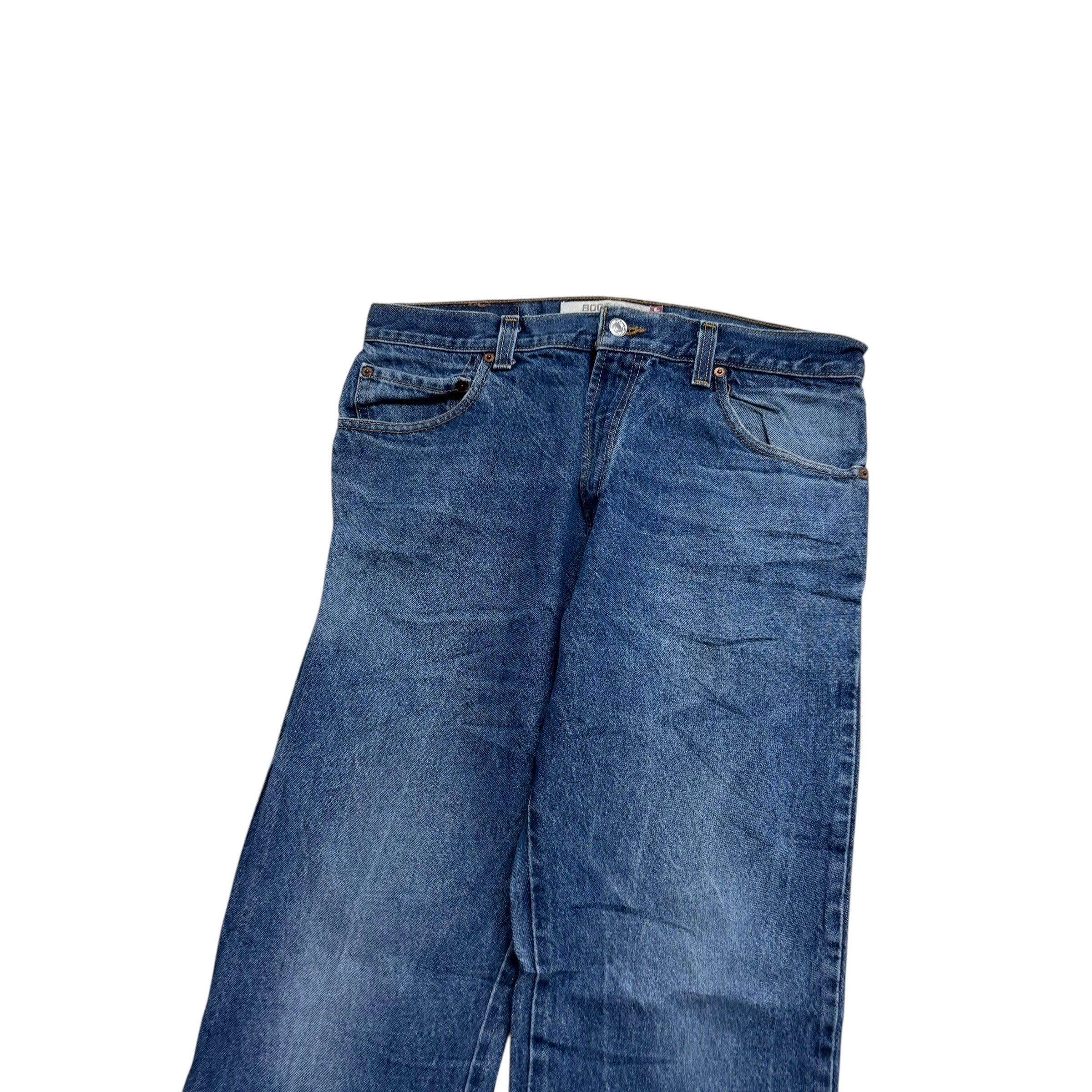 Levis 517 Jeans W33 L32 Mens Mid Blue Regular Bootcut Fit Vintage Denim (E)