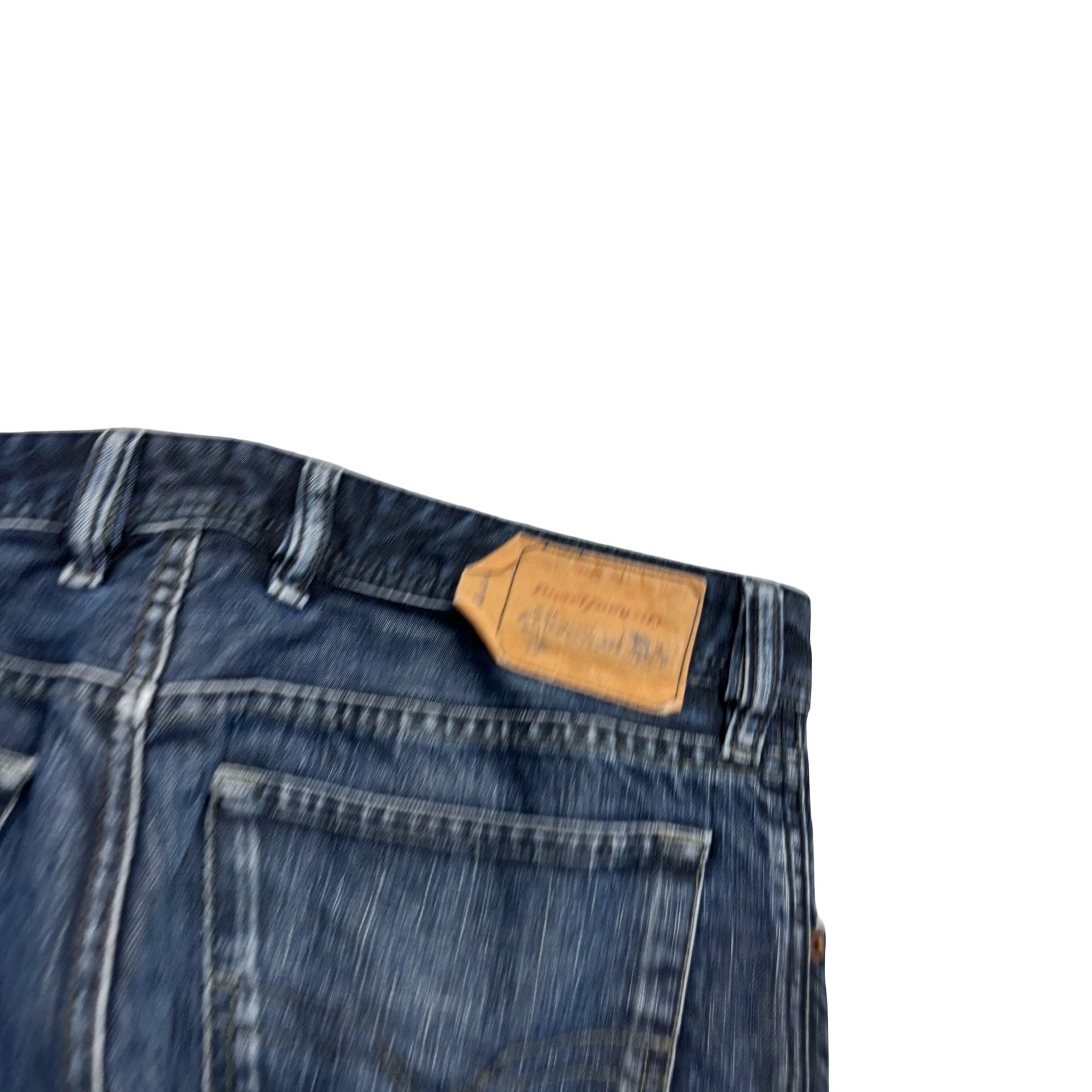 Diesel Waykee Jeans W32 L29 Mens Dark Blue Regular Straight Fit Denim