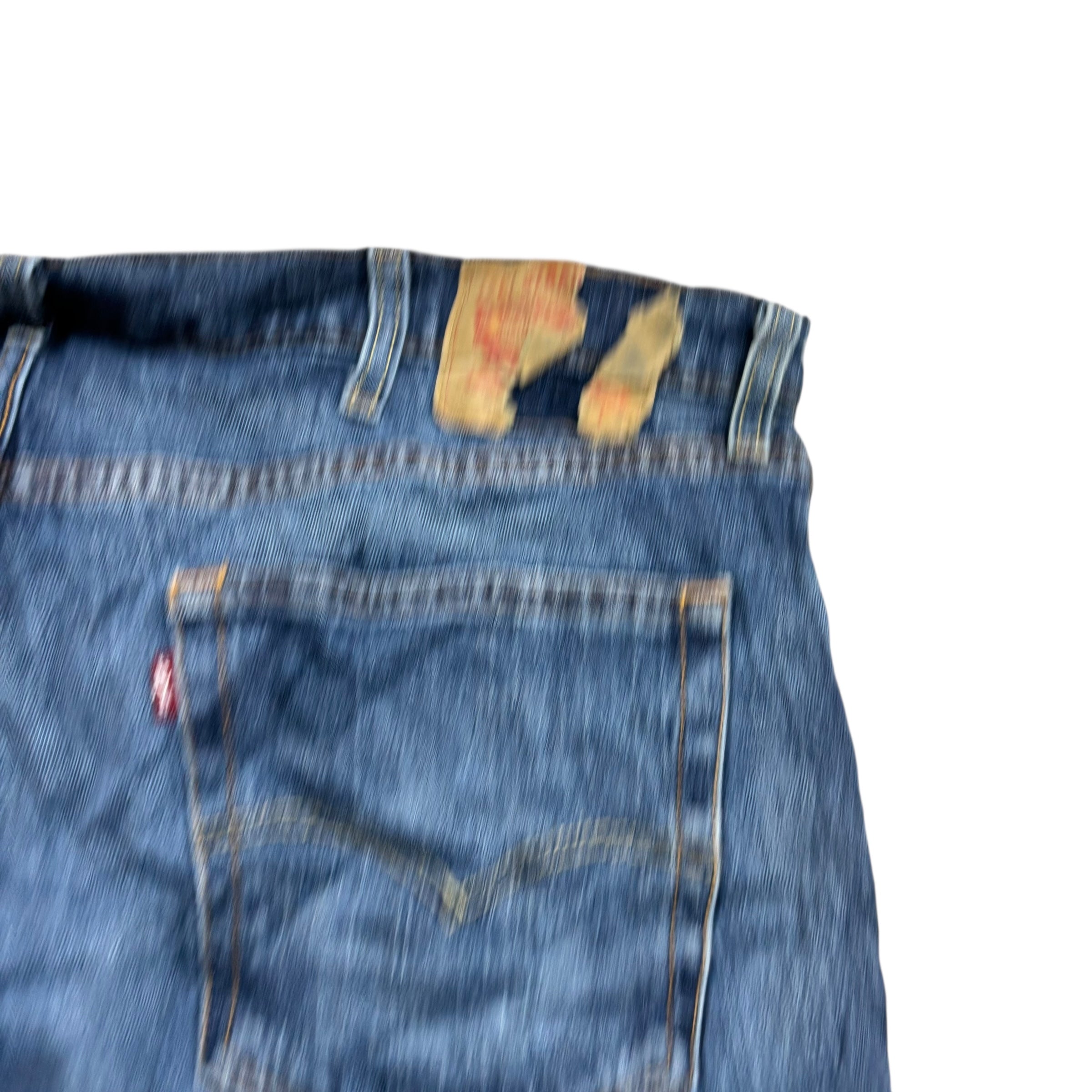 Levis 559 Jeans W38 L34 Mens Mid Blue Regular Straight Fit Stretch Denim