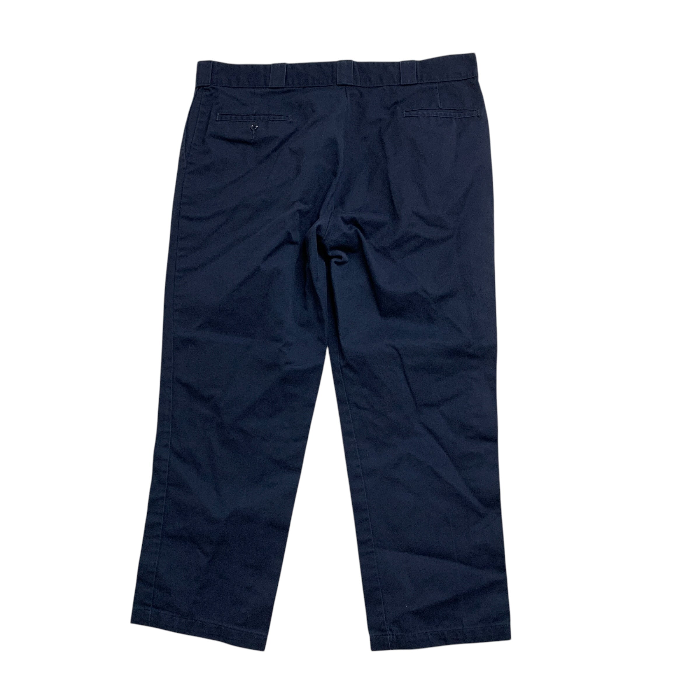 Dickies 874 Trousers W40 L30 Mens Blue Pants Original Straight Fit Workwear