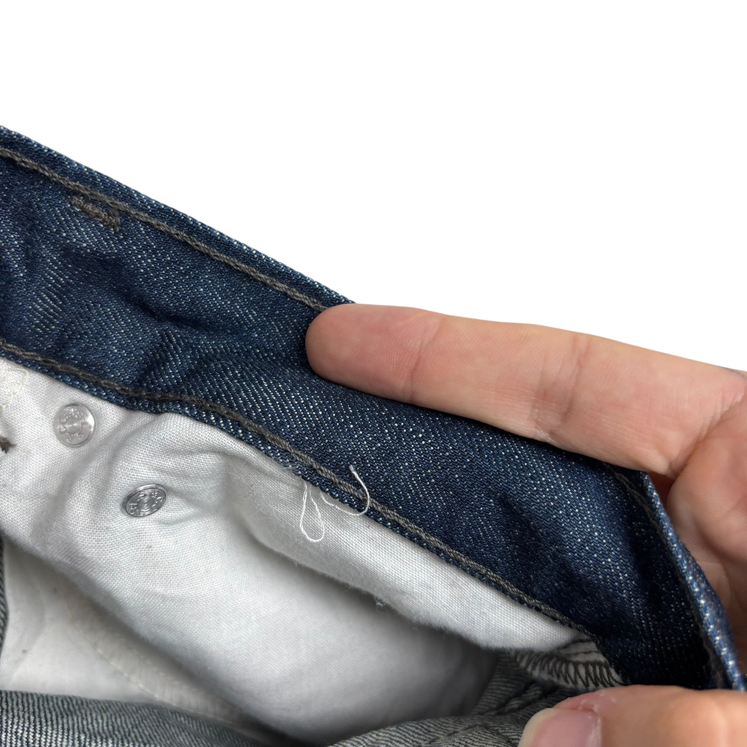 Levis 511 Jeans W32 L32 Mens Dark Blue Slim Fit Vintage Denim