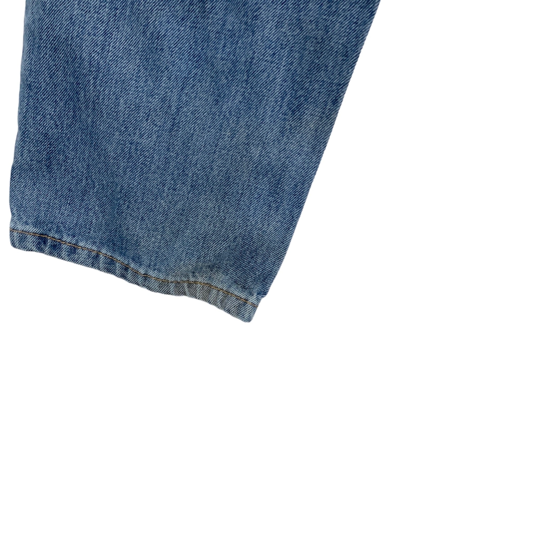 Levis 550 Jeans W32 L38 Mens Mid Blue Baggy Relaxed Straight Fit Denim