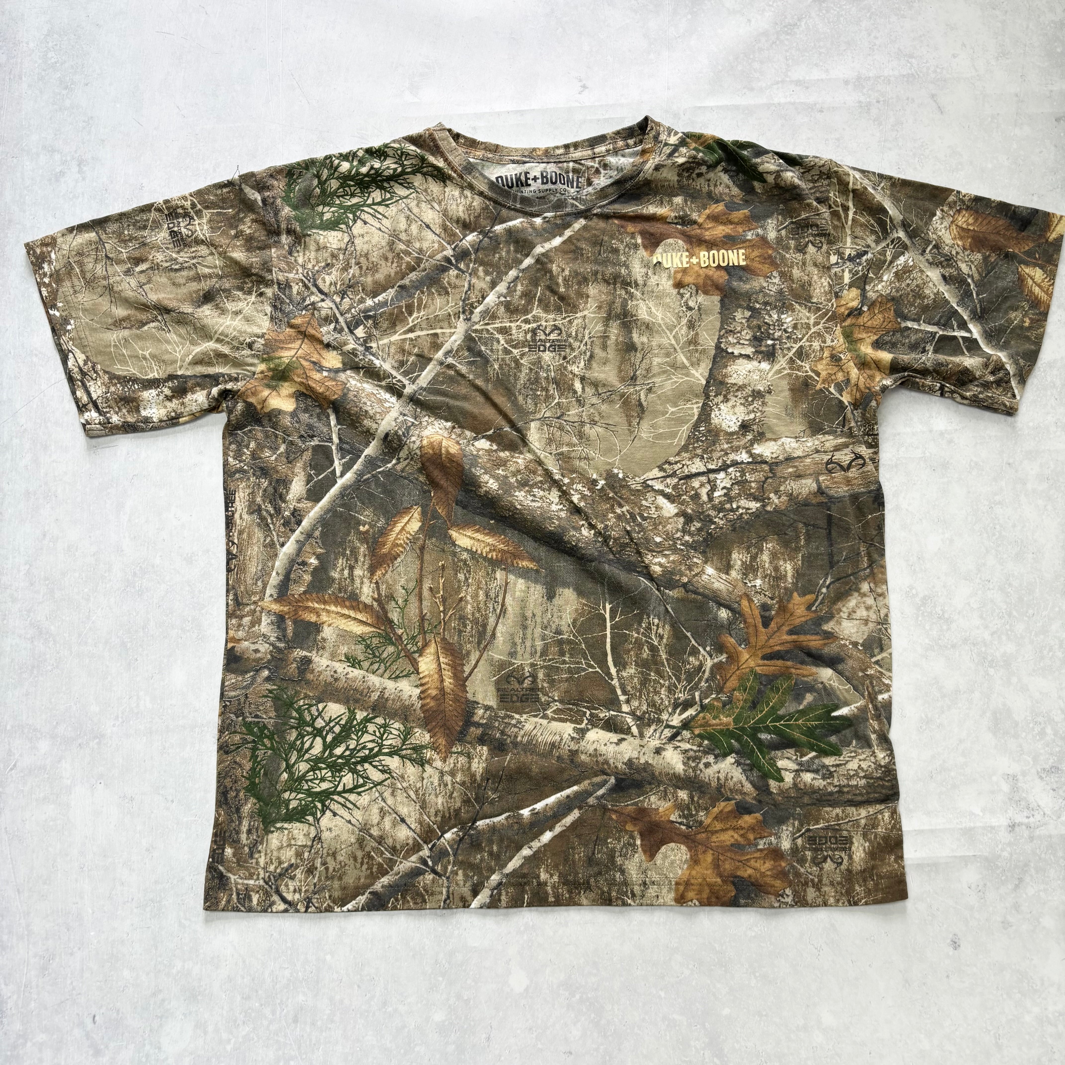 RealTree T Shirt Mens Large Camo Y2K Hunting Cotton (E)
