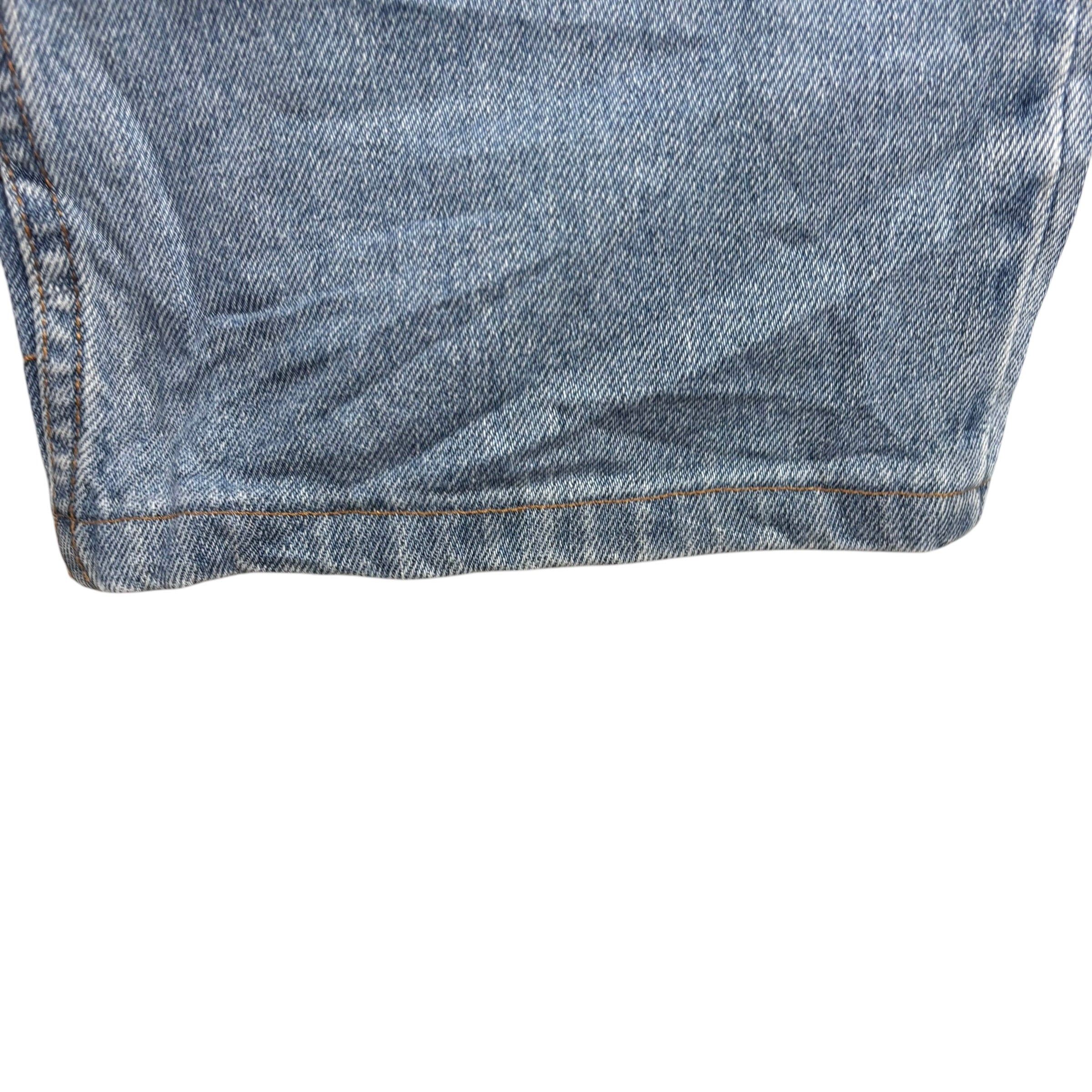 Levis 505 Jeans W38 L28 Mens Light Blue Regular Straight Fit Vintage Denim