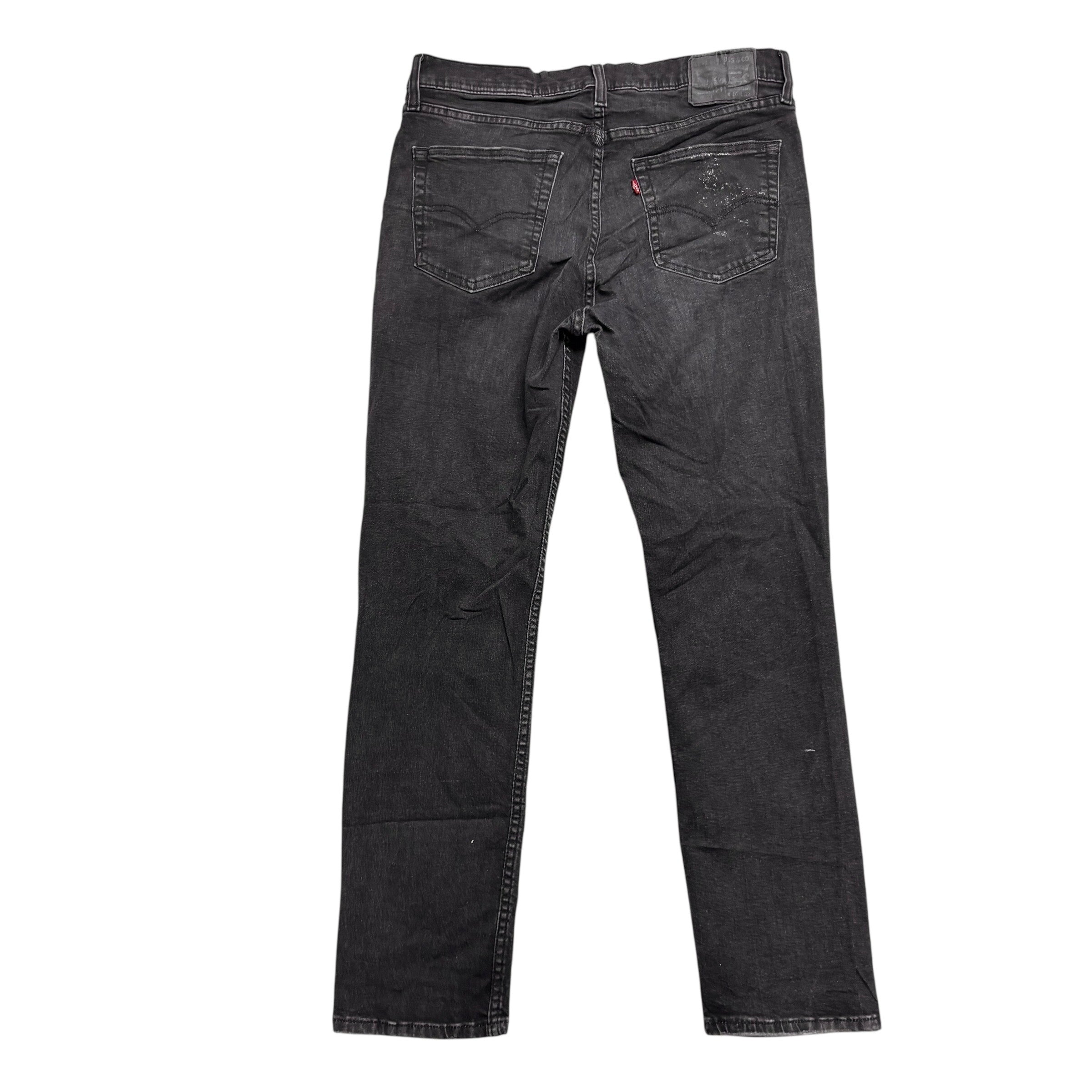 Levis 511 Jeans W36 L32 Mens Black Slim Fit Stretch Denim