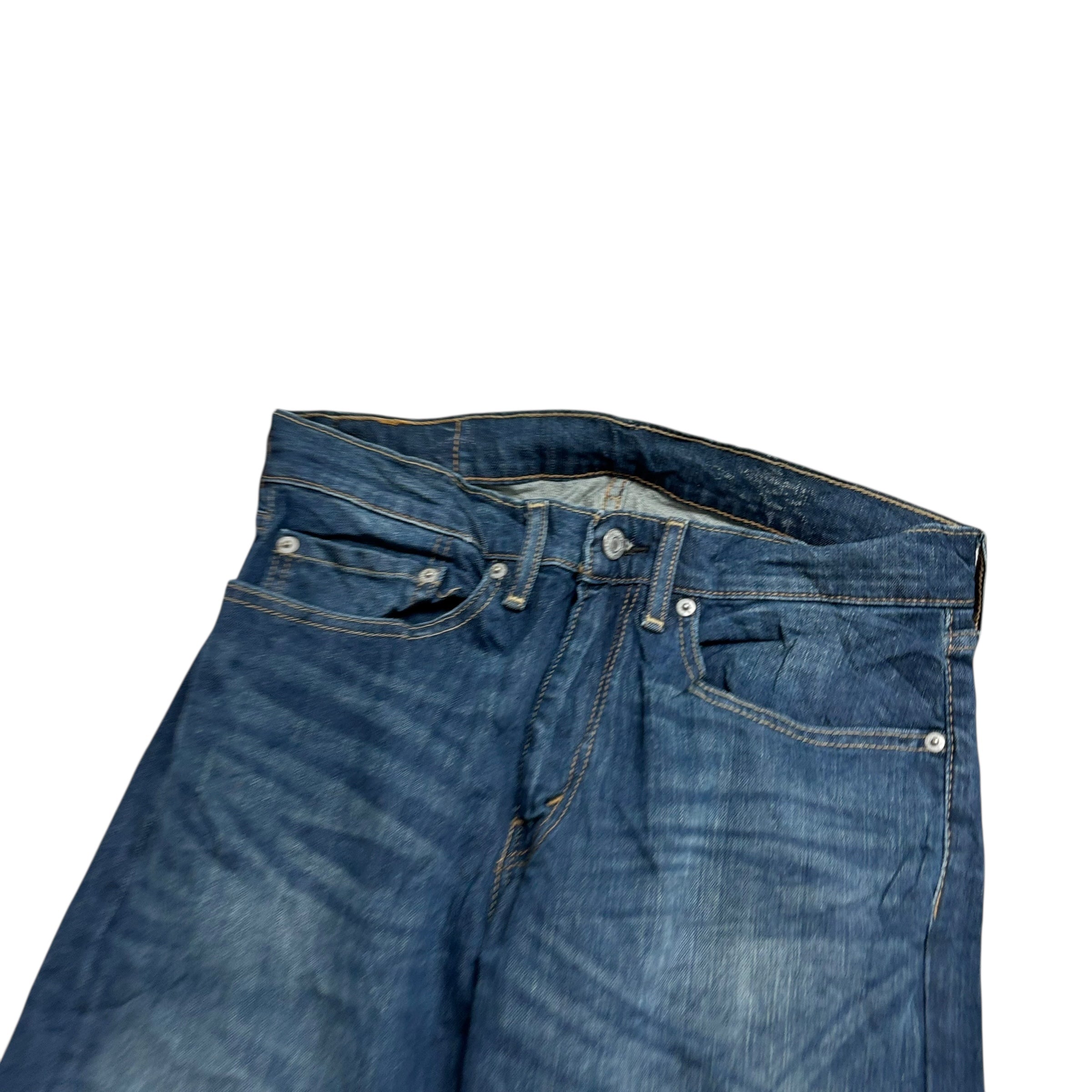 Levis 559 Jeans W31 L32 Mens Dark Blue Relaxed Straight Fit Stretch Denim (E)