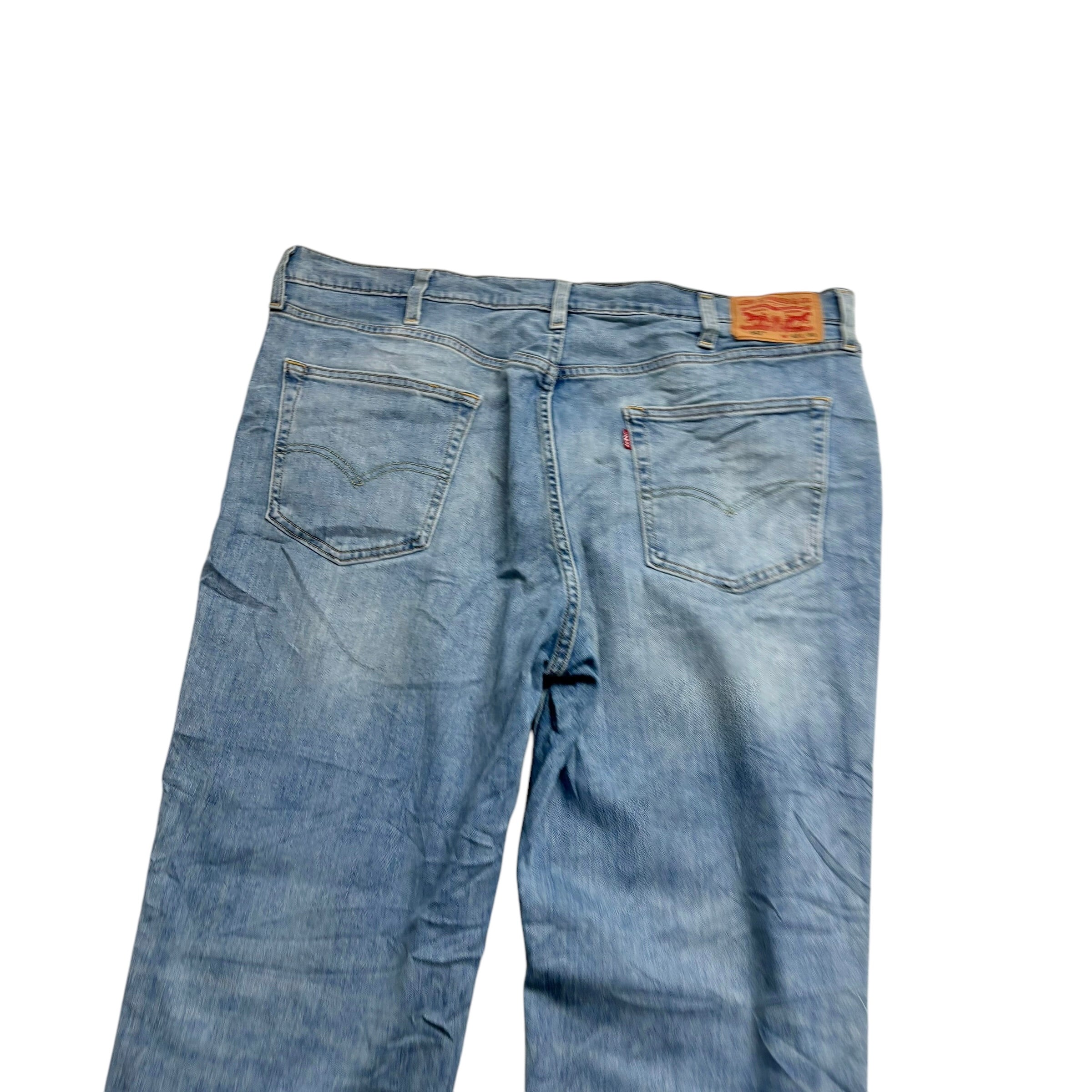 Levis 541 Jeans W40 L30 Mens Light Blue Athletic Tapered Fit Stretch Denim (E)