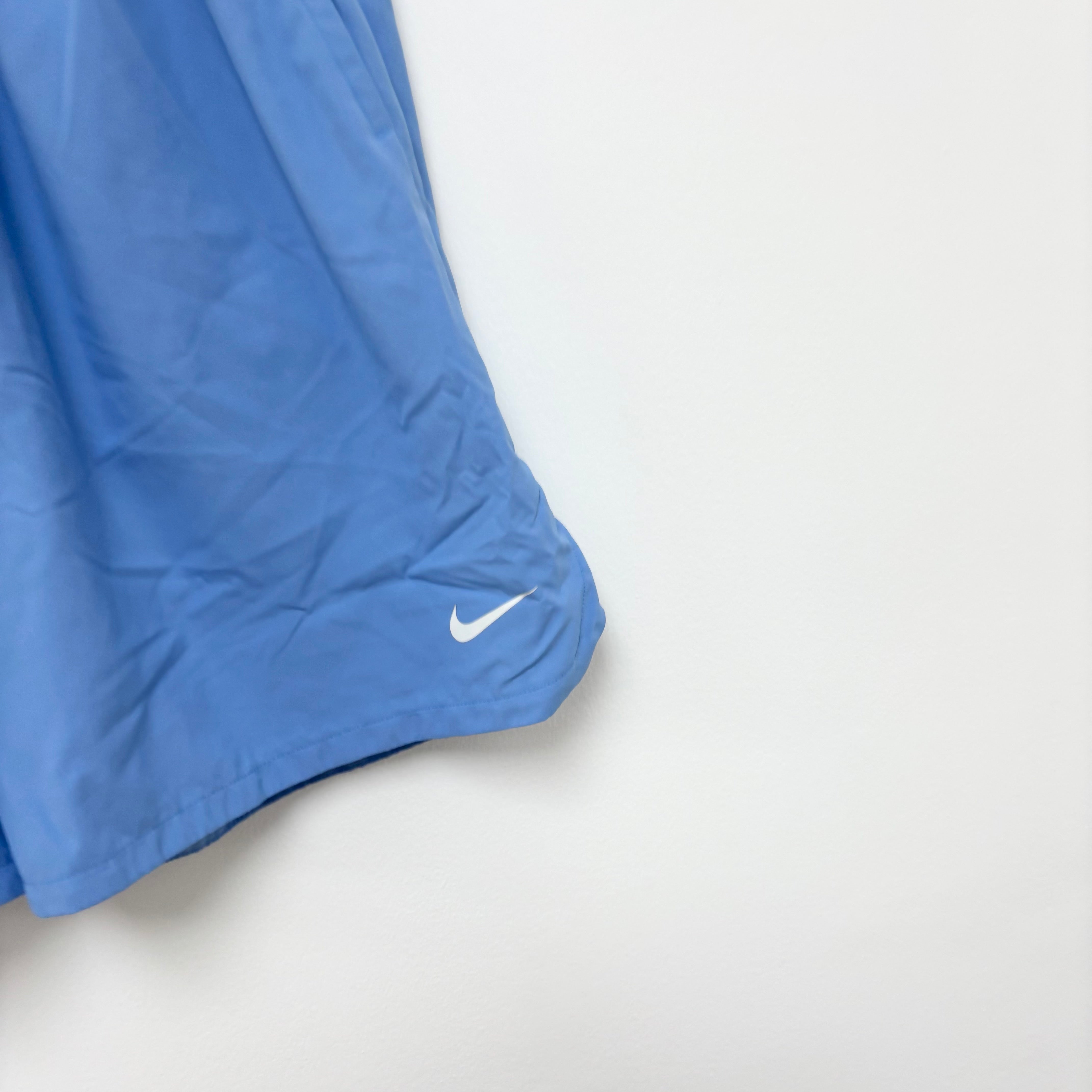 Nike Shorts Mens Large Blue Dri Fit Running Sports Gym Pockets Athletic (E)