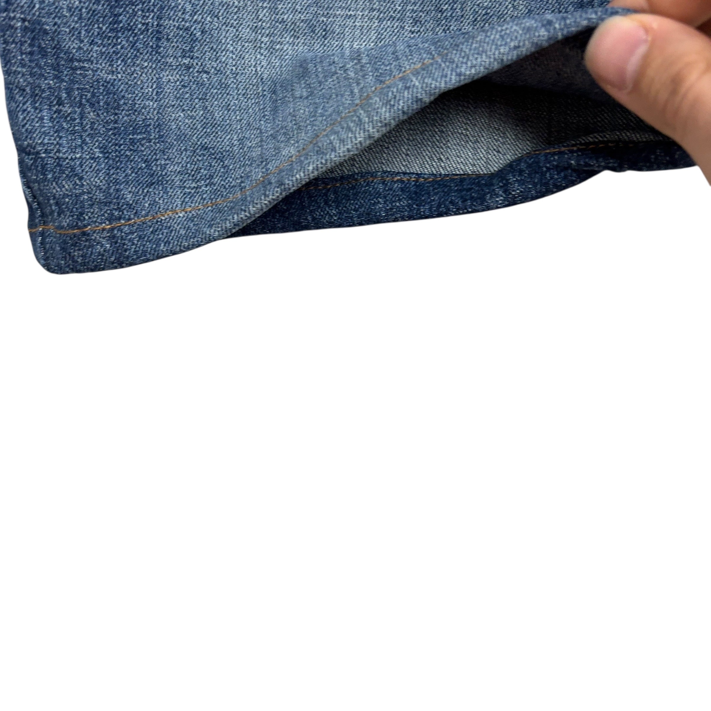 Wrangler Denim Shorts W32 Mens Dark Blue 9in Regular Fit