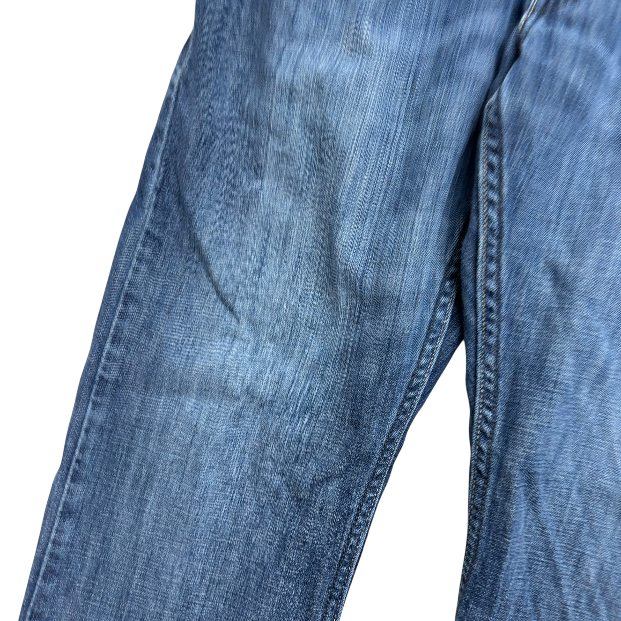 Levis 514 Jeans W36 L29 Mens Dark Blue Regular Straight Fit Vintage Denim