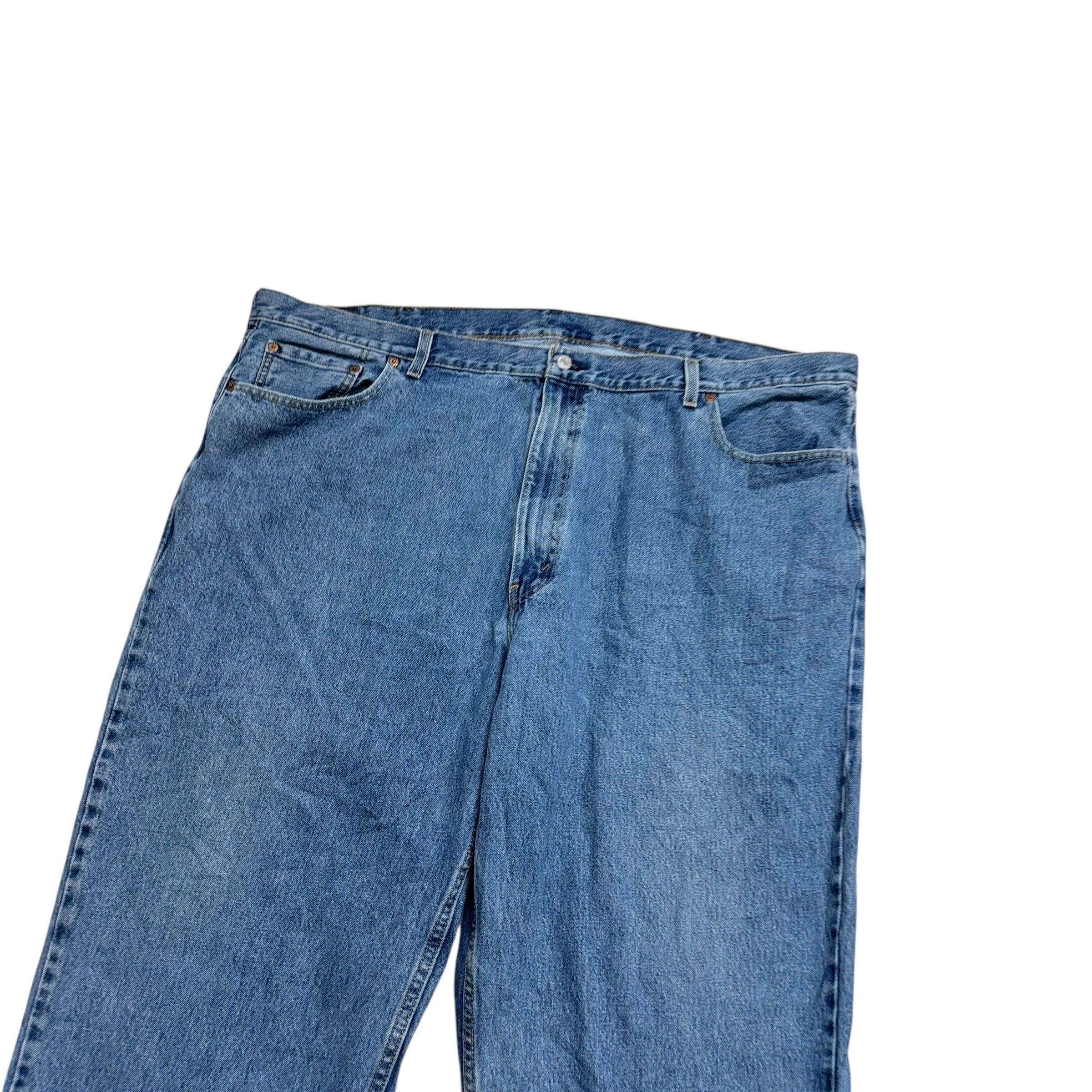 Levis 560 Jeans W50 L29 Mens Light Blue Baggy Relaxed Comfort Fit Denim (E)
