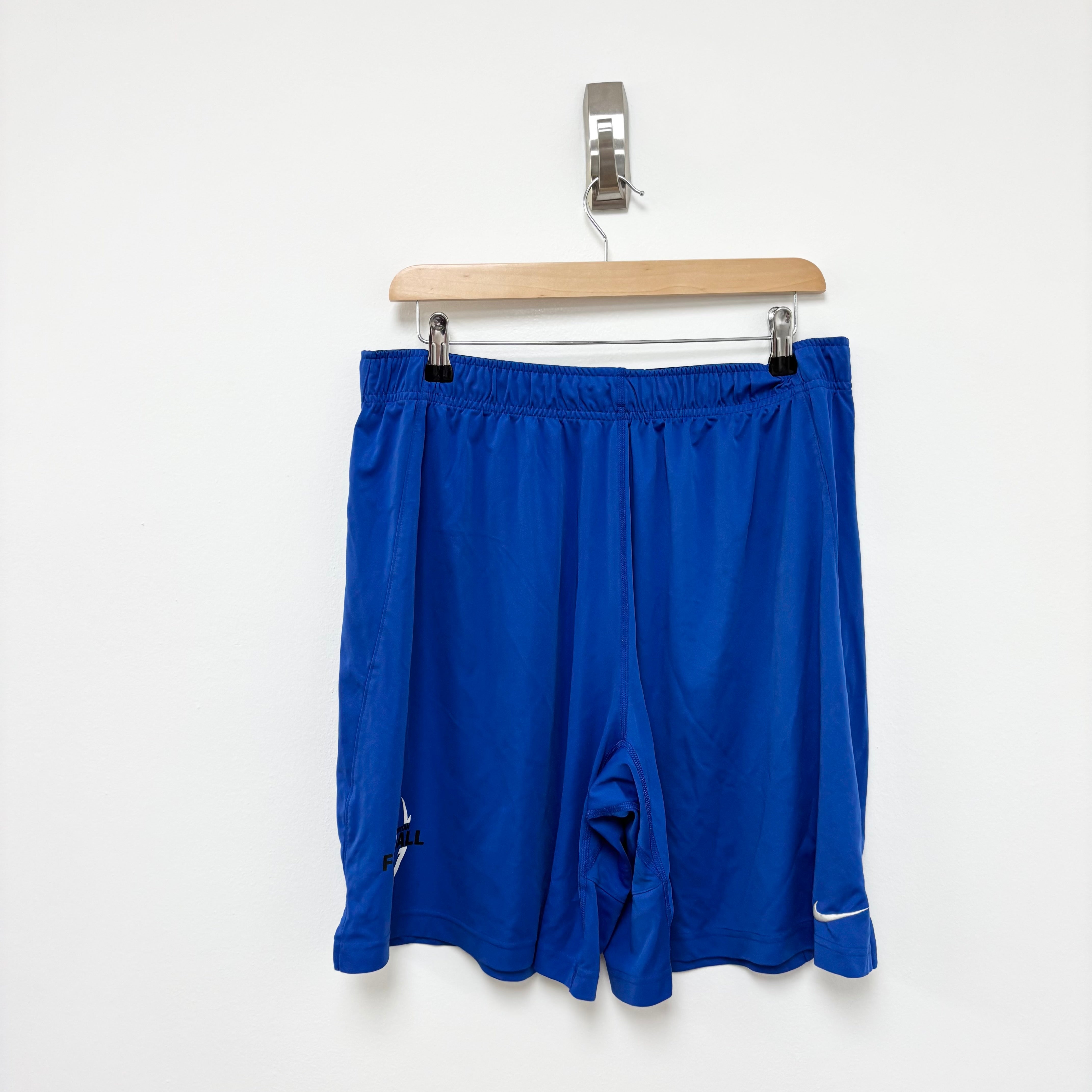 Nike Shorts Mens XL Blue Dri Fit Running Sports Gym Athletic