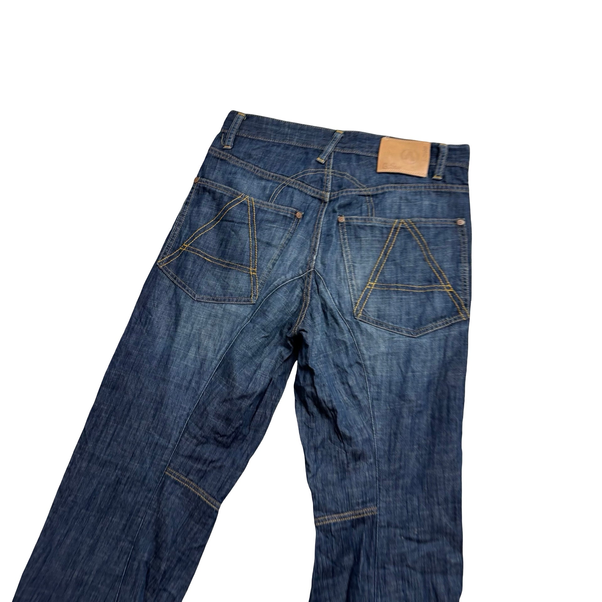 G-Star S.C. A Crotch W30 L32 Mens Dark Blue Relaxed Straight Fit Denim (E)