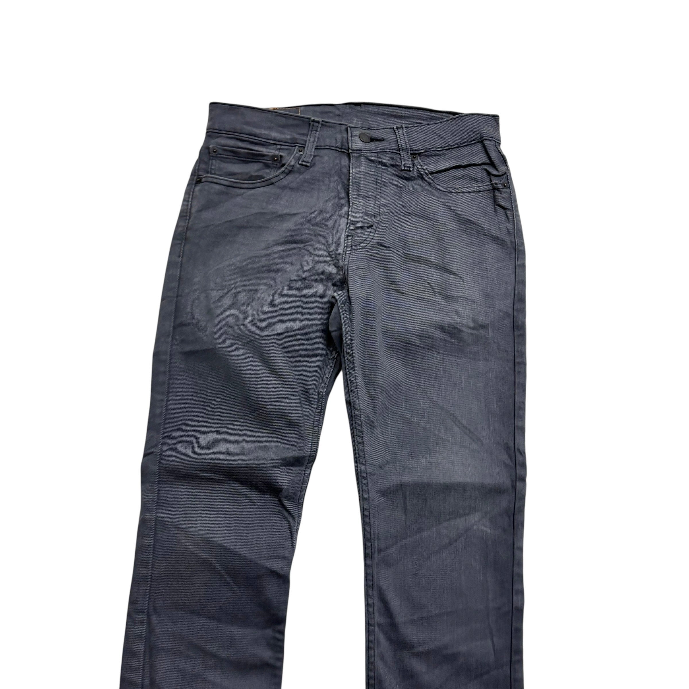Levis 511 Jeans W31 L30 Mens Grey Slim Fit Stretch Denim (E)