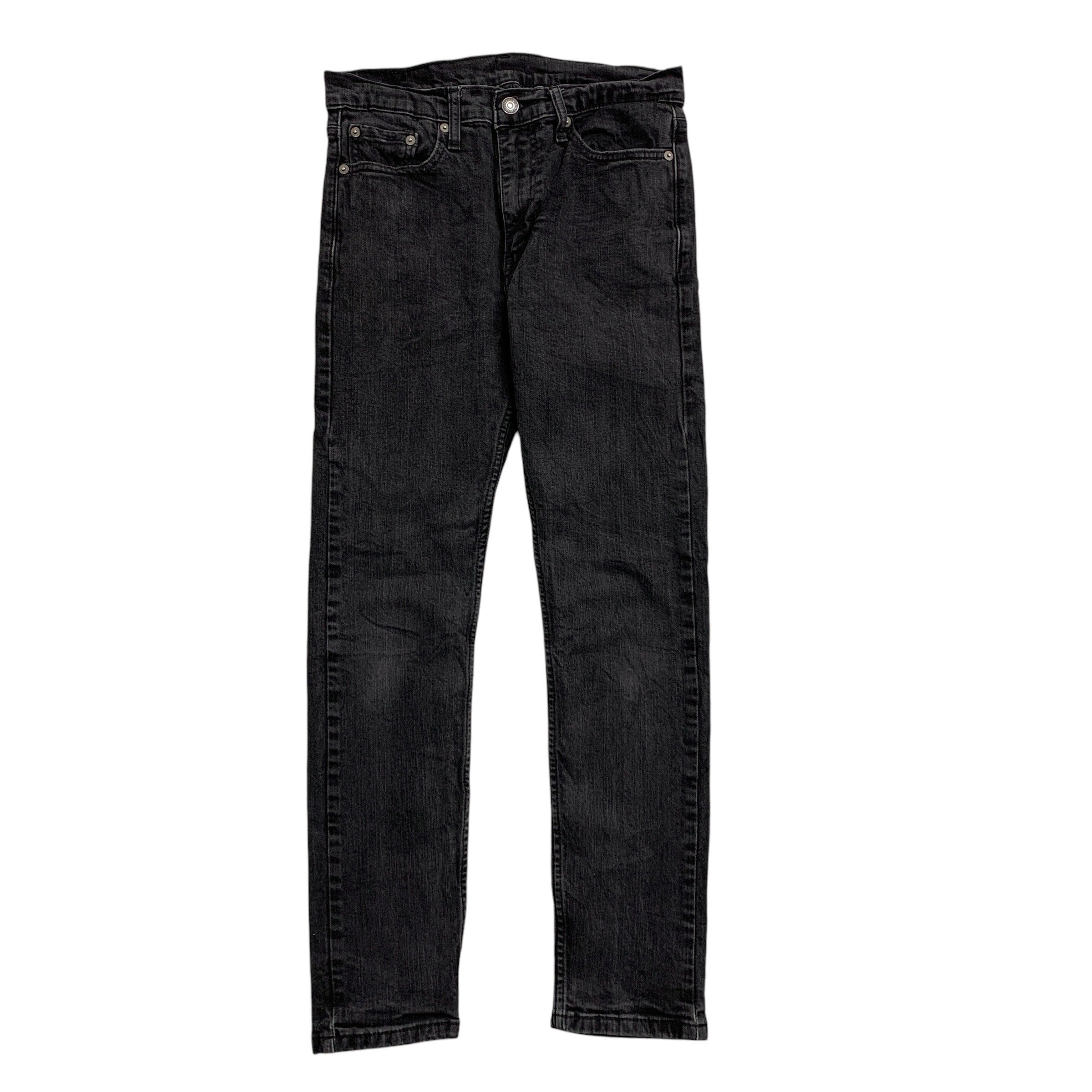 Levis 510 Jeans W29 L28 Mens Black Skinny Fit Stretch Denim (E)
