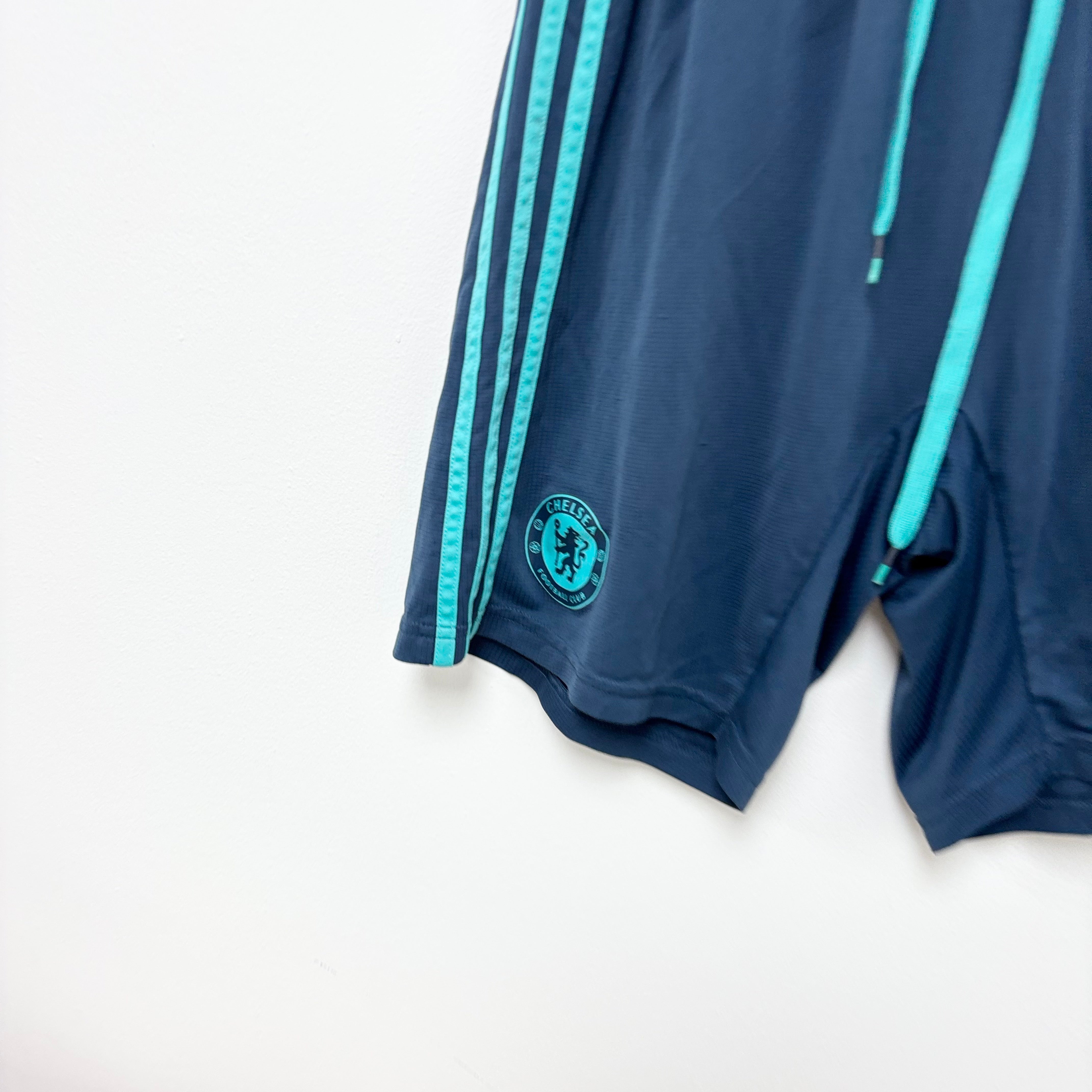 Chelsea Adidas Shorts Mens Medium Blue Sports Champions League